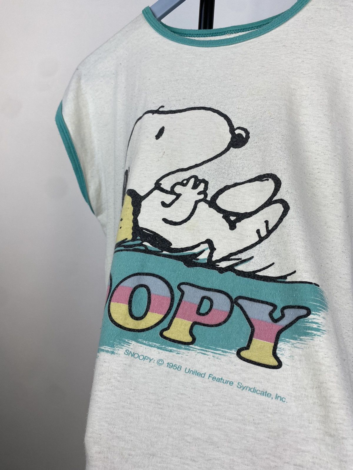 Peanuts × Vintage RARE ❗️Vintage 1958s USA SNOOPY Peanuts Sleeveless Size US S / EU 44-46 / 1 - 4 Thumbnail