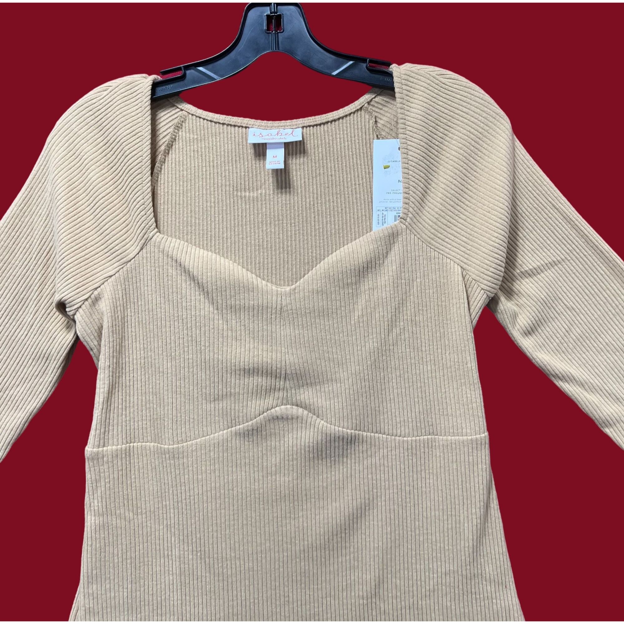 Other Isabel Maternity - Corsetry Rib Long Sleeve Maternity Top - Size M / US 6-8 / IT 42-44 - 12 Thumbnail