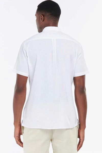 Barbour o1y1224 Logo Single Pocket Shirt in White Size US XS / EU 42 / 0 - 3 Thumbnail