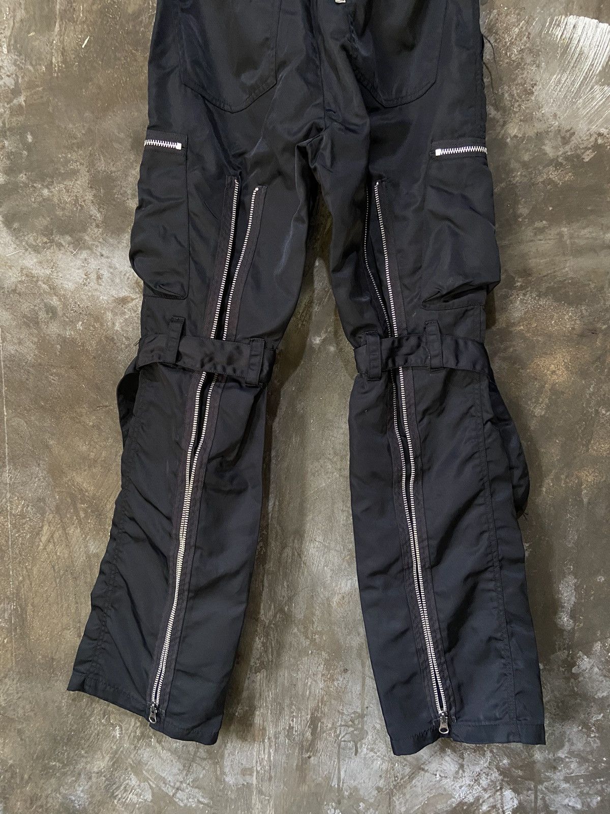 Japanese Brand × Le Grande Bleu (L.G.B.) × Seditionaries Japanese-Batsu Nylon Bondage Pants Size US 30 / EU 46 - 11 Thumbnail