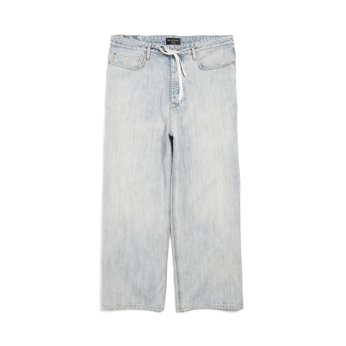Balenciaga oversized baggy pants in blue italian denim Size US 33 - 1 Thumbnail
