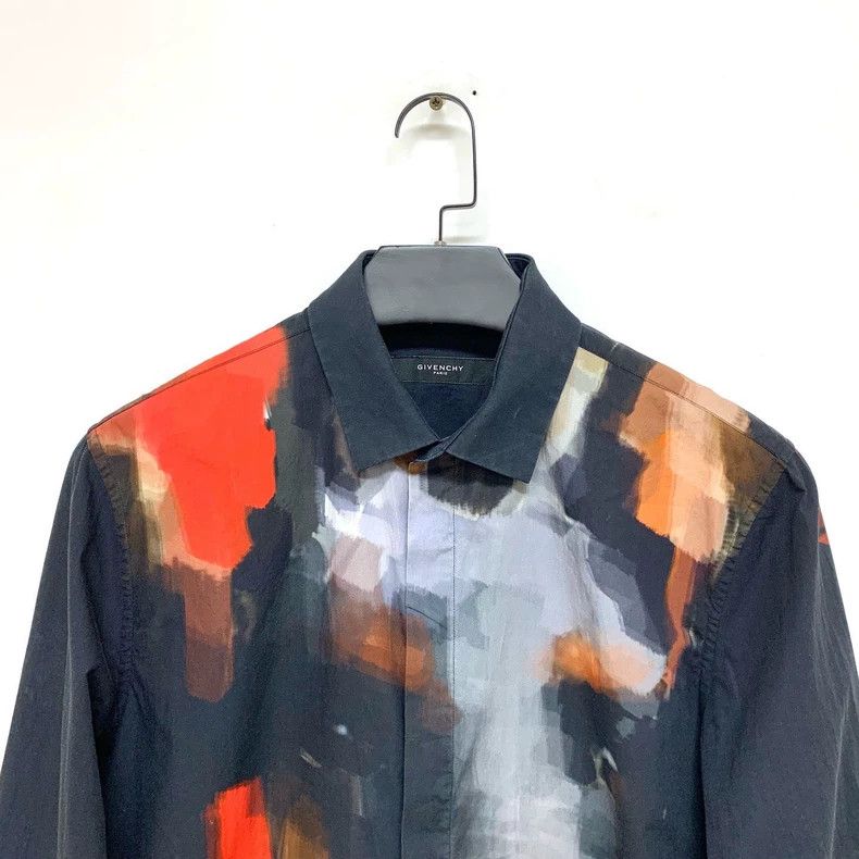 Givenchy Givenchy Size41 Oil Painting Shirt Size US M / EU 48-50 / 2 - 3 Thumbnail