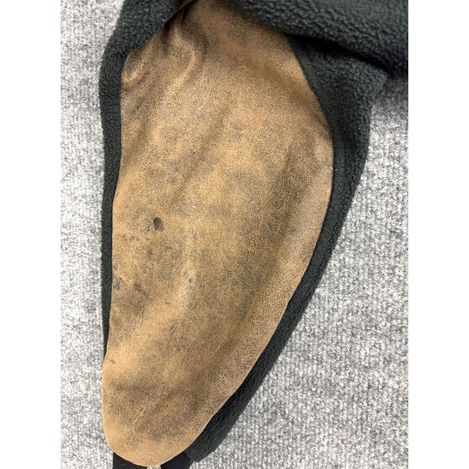 Vintage Kuhl Alpenwurx Jacket Mens Large Black Tan Fleece Sherpa Collar Suede Trim Warm Size US L / EU 52-54 / 3 - 7 Thumbnail