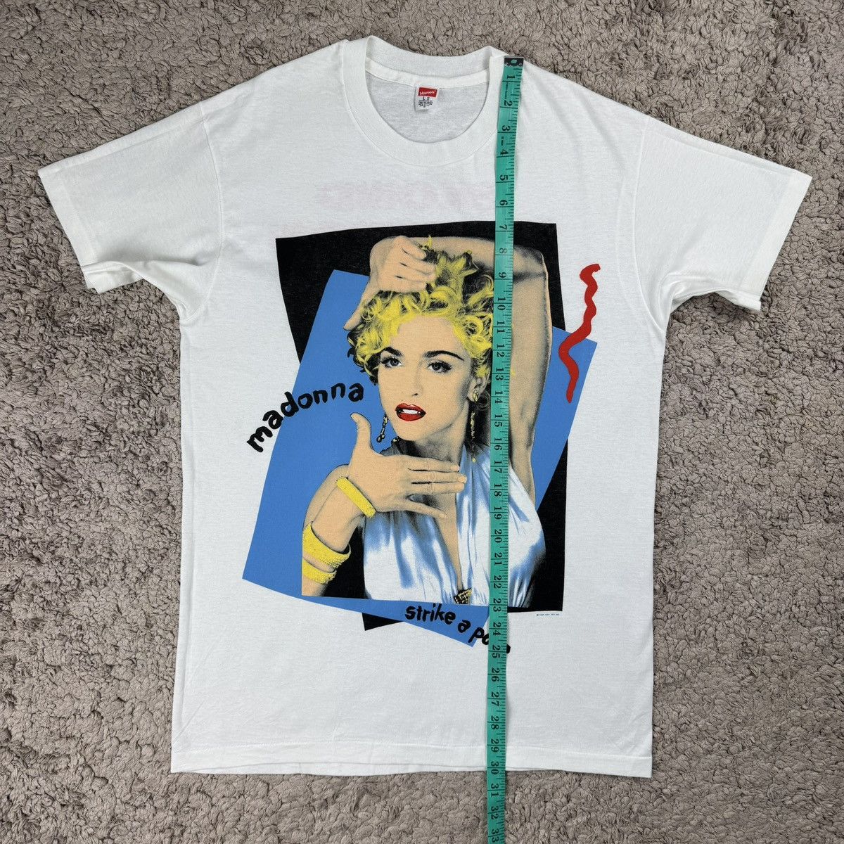 Band Tees Vintage 90s Madonna Blond Ambition Tour T-shirt Size US L / EU 52-54 / 3 - 16 Thumbnail
