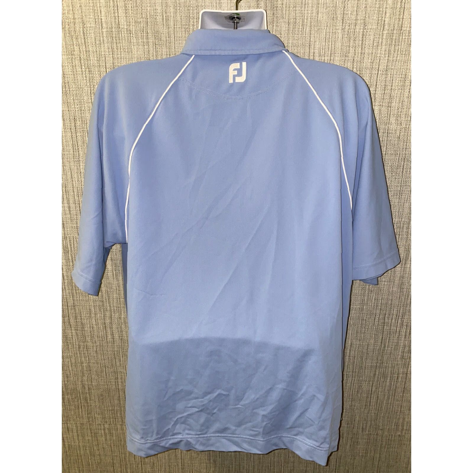 Footjoy Footjoy Polo Shirt Mens Blue Short Sleeve Golf Size L Size US L / EU 52-54 / 3 - 4 Thumbnail