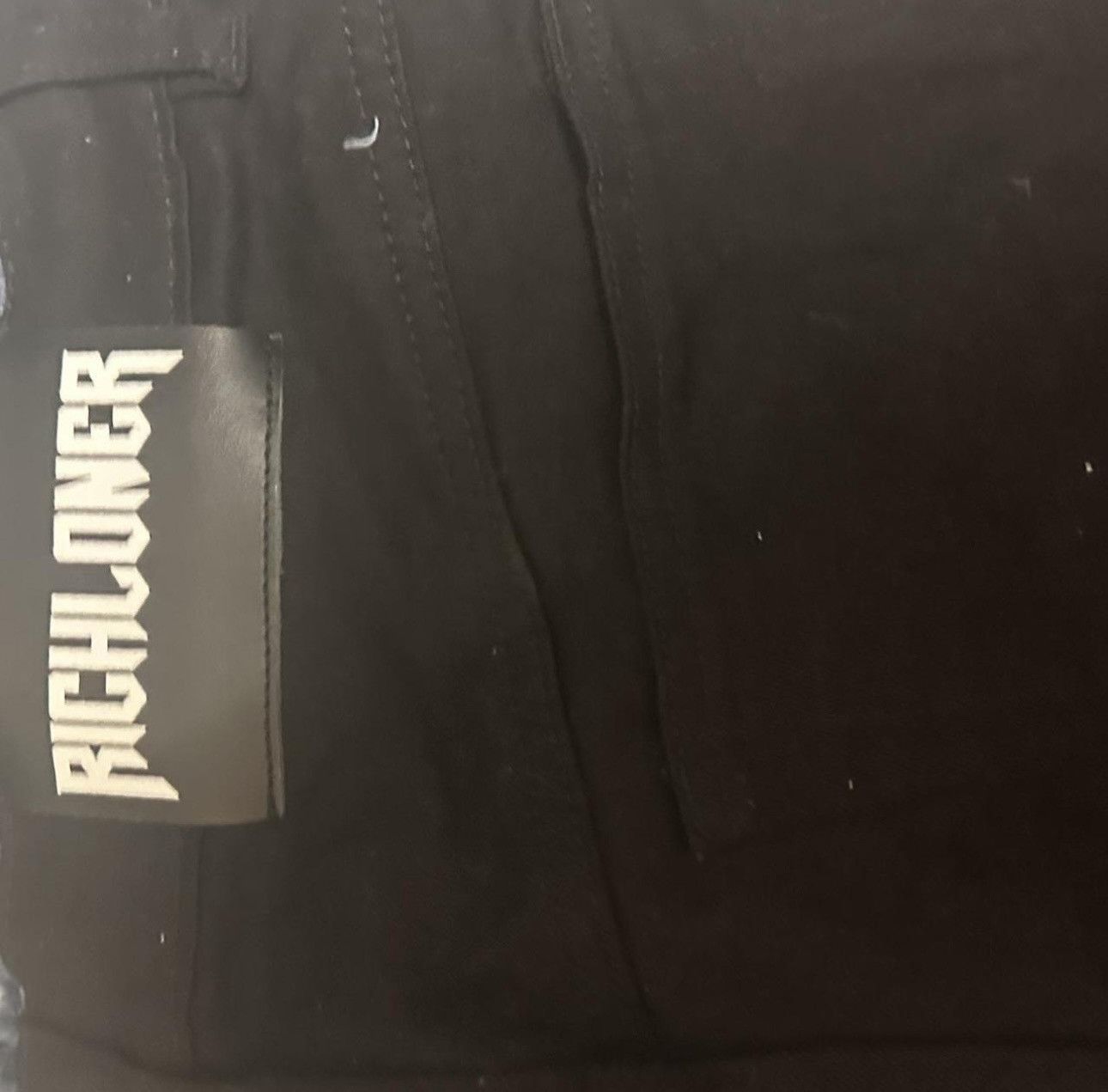 Other Rich loner Brand Black Jeans Size US 34 / EU 50 - 5 Thumbnail