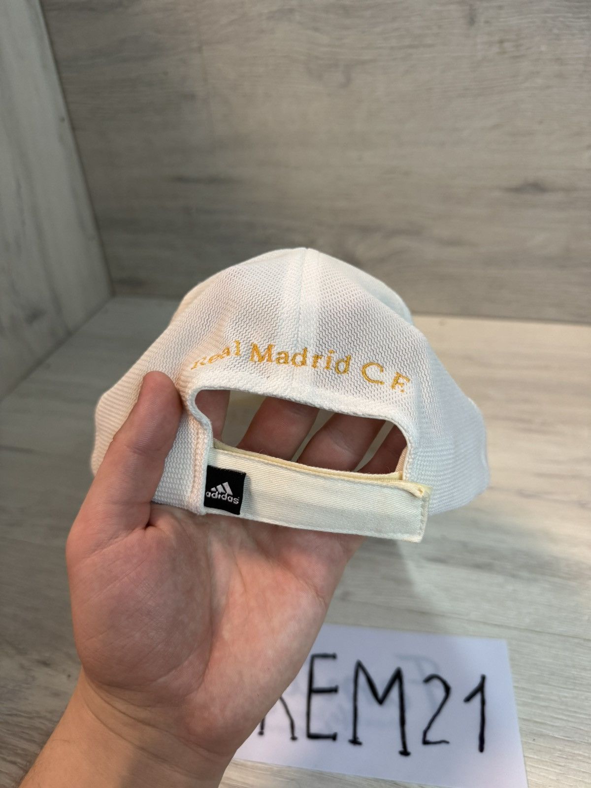 Adidas Real Madrid adidas vintage cap hat Size ONE SIZE - 3 Thumbnail