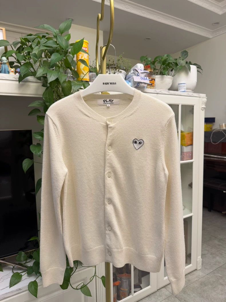 Cardigan Comme Des Garcons Knitwear Cdg Play Comme Des Garcons