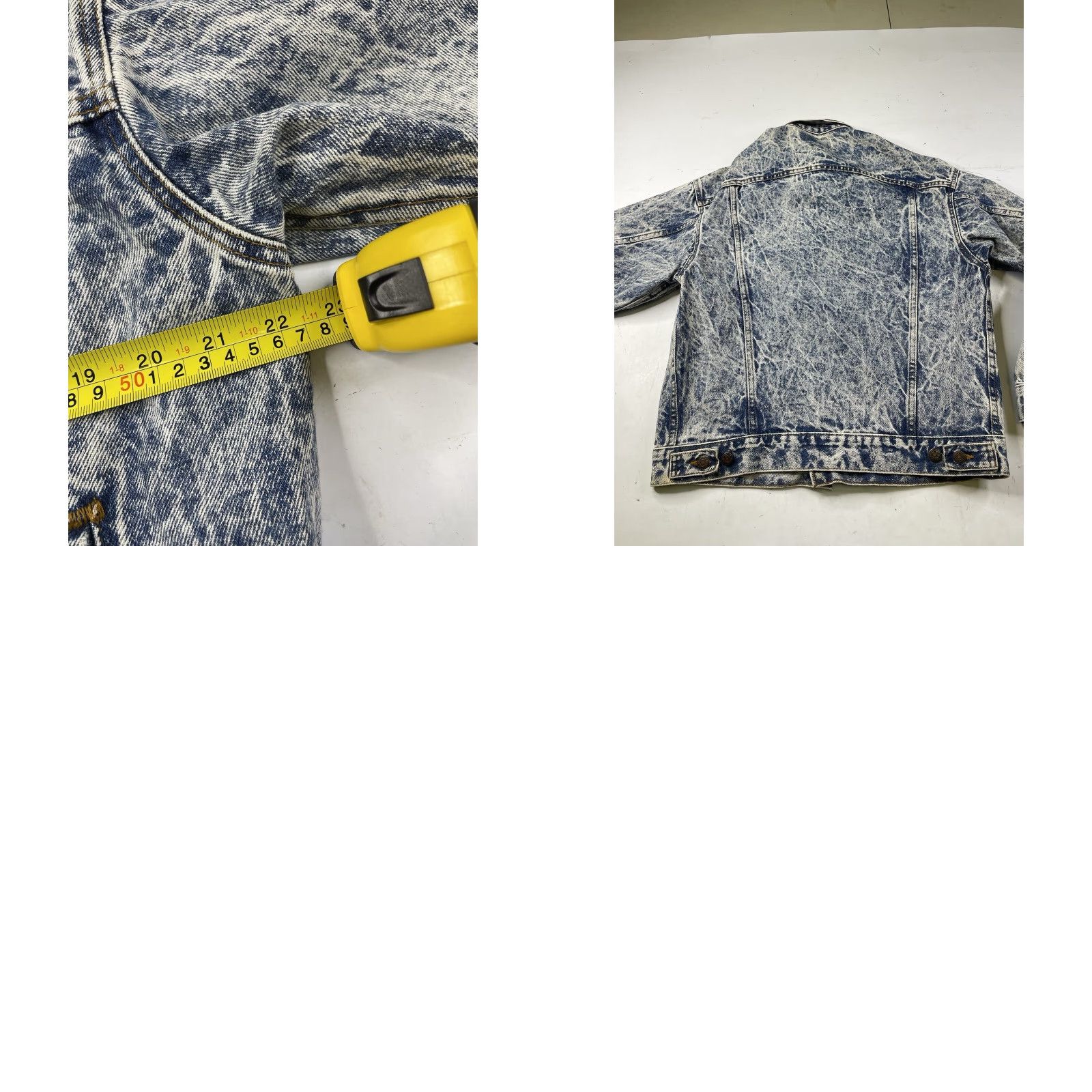 Levi's VINTAGE Levi's Denim Jacket Acid Wash Blue USA Made in USA Mens M 523 127 Size US M / EU 48-50 / 2 - 9 Thumbnail