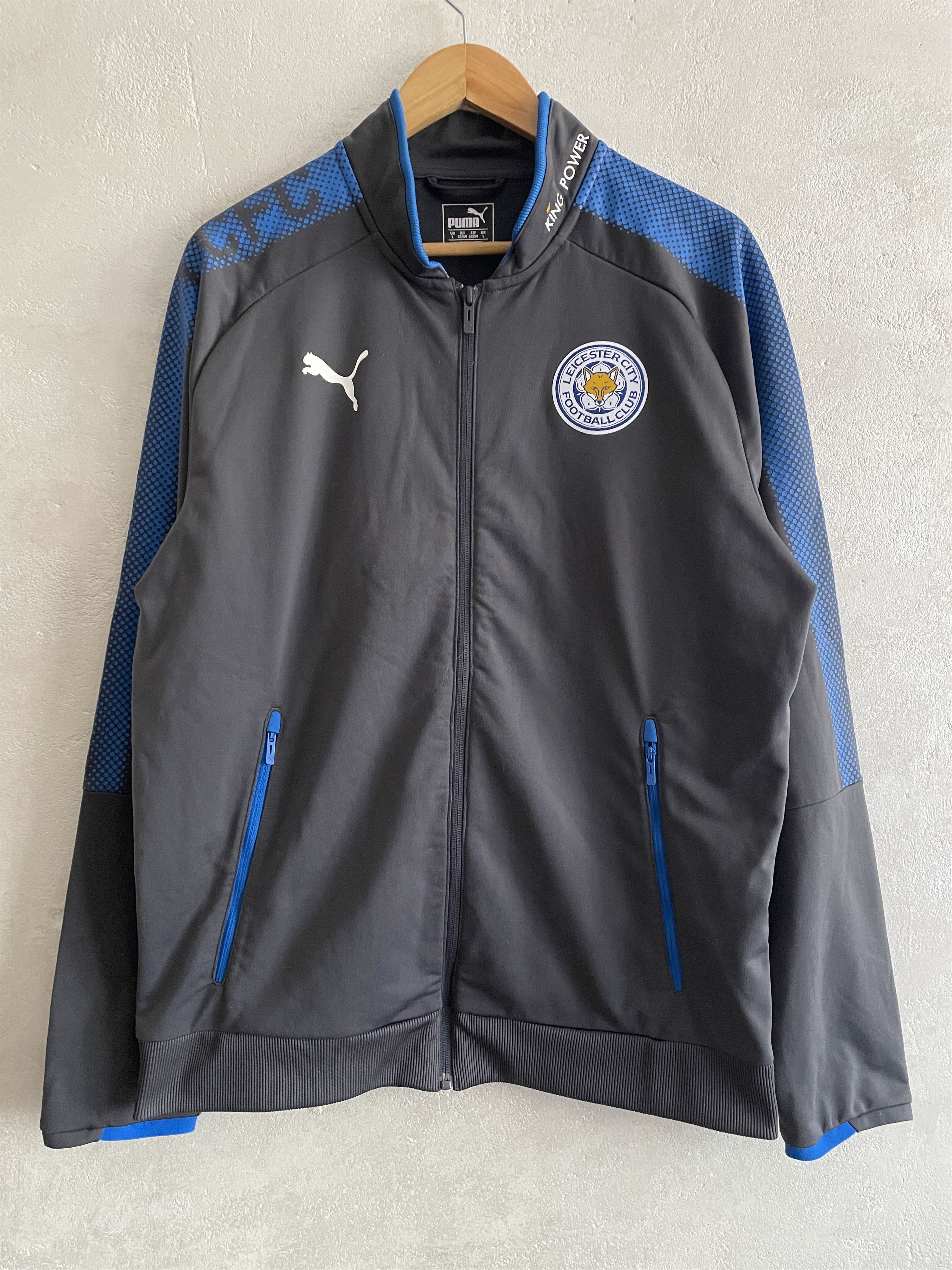 Puma Leicester City Track Jacket Football Pre Match Soccer Size US L / EU 52-54 / 3 - 1 Thumbnail