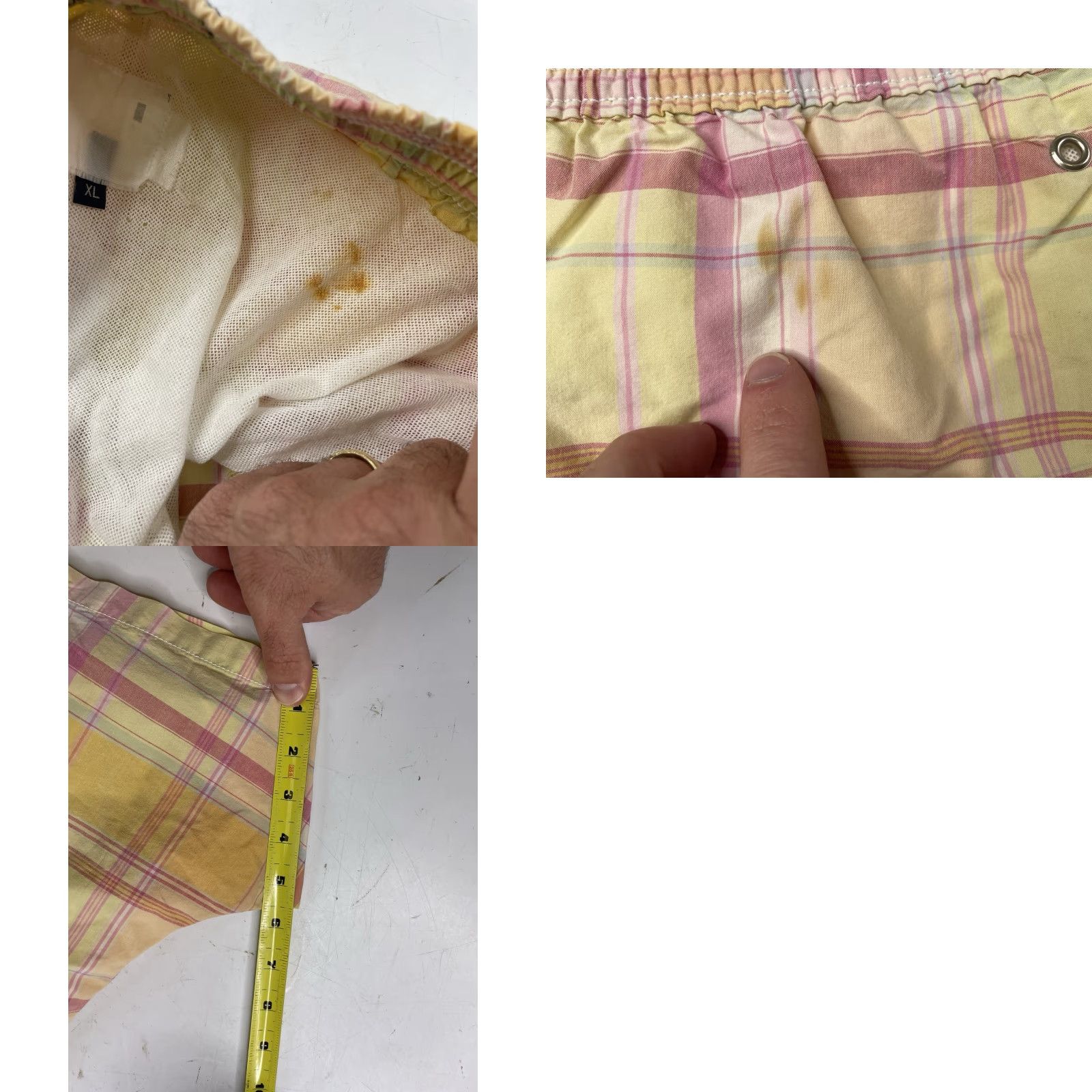 Vilebrequin Vilebrequin Plaid Bottoms XL Men Lined Swim Trunks Multicolor Size US 36 / EU 52 - 8 Thumbnail