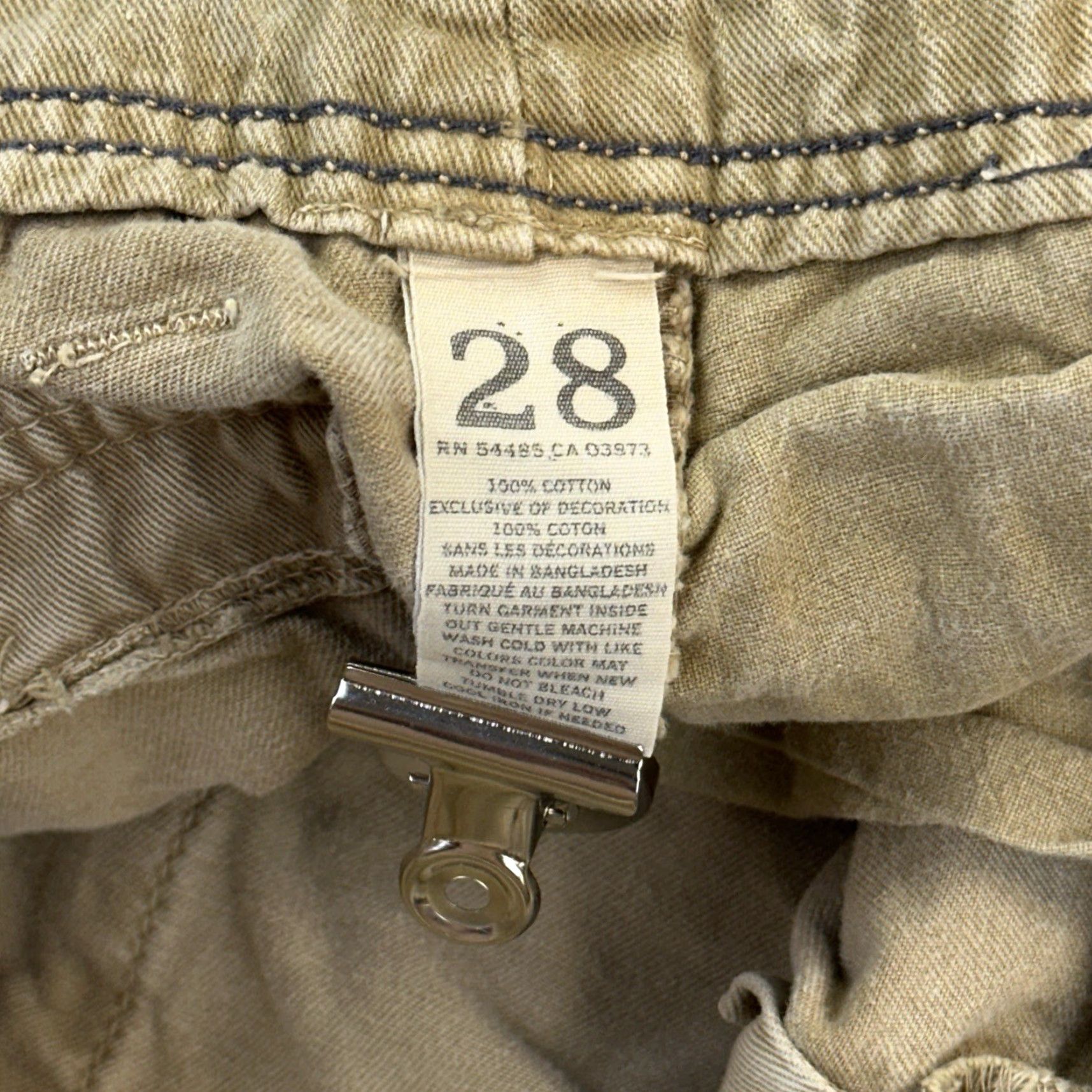 American Eagle Outfitters VINTAGE American Eagle Shorts Mens 28 Canvas Military Utility Cargo Y2K Beige Bagged? (Wait) Size US 28 / EU 44 - 5 Thumbnail