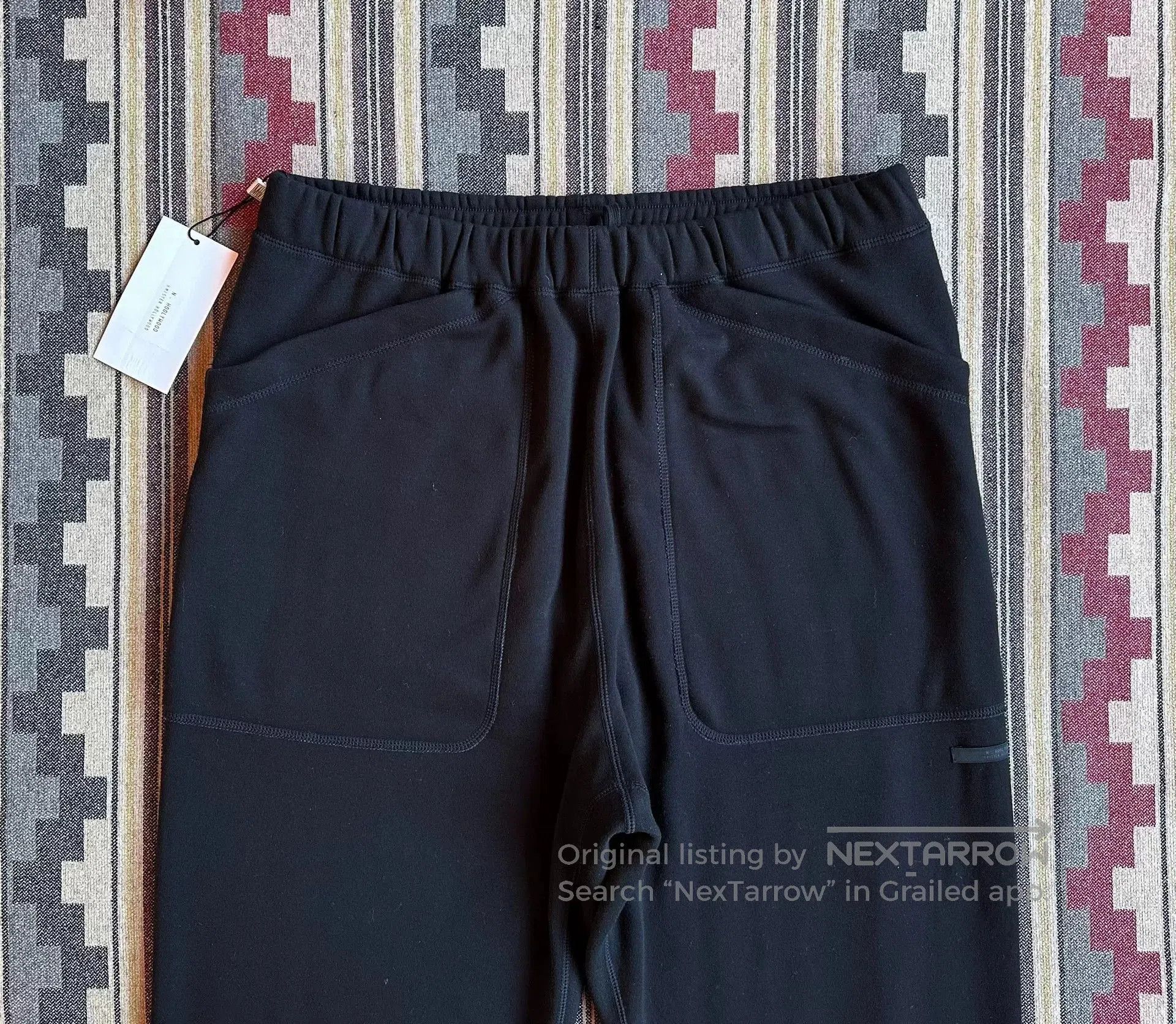 N.Hoolywood n.hoolywood black track pants for men. Size US 40 / EU 56 - 3 Thumbnail