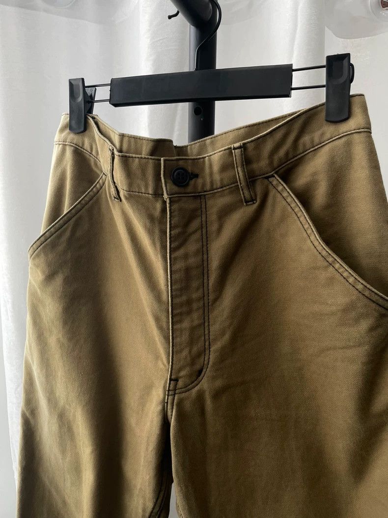 Comme des Garcons Comme des Garçons size xs Khaki slacks cropped pants Size US 28 / EU 44 - 3 Thumbnail