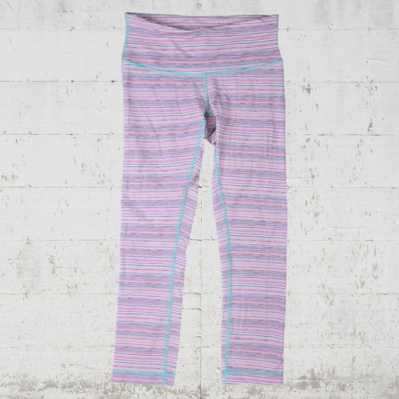 Lululemon Lululemon Cyber Stripe Wunder Under Leggings Size 4 Size 27" / US 4 / IT 40 - 4 Thumbnail