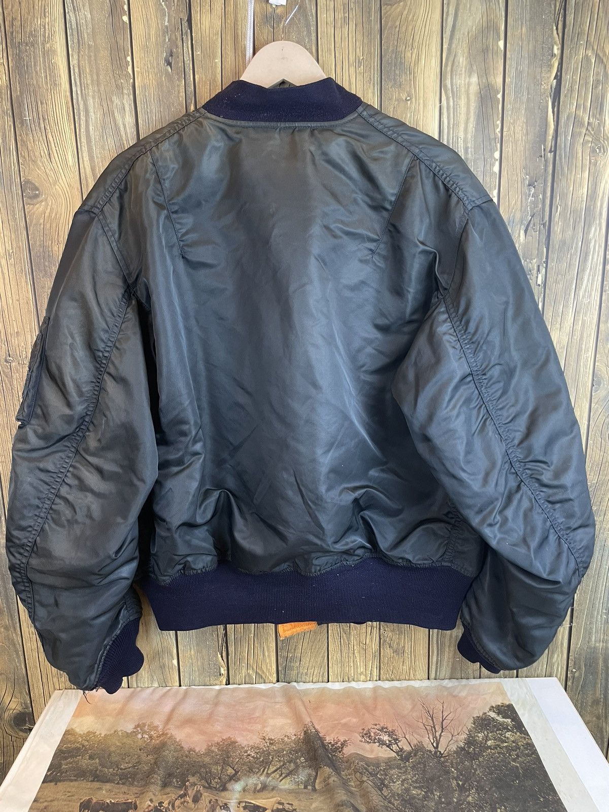 Vintage Flying man reversible bomber jacket Size US L / EU 52-54 / 3 - 10 Thumbnail