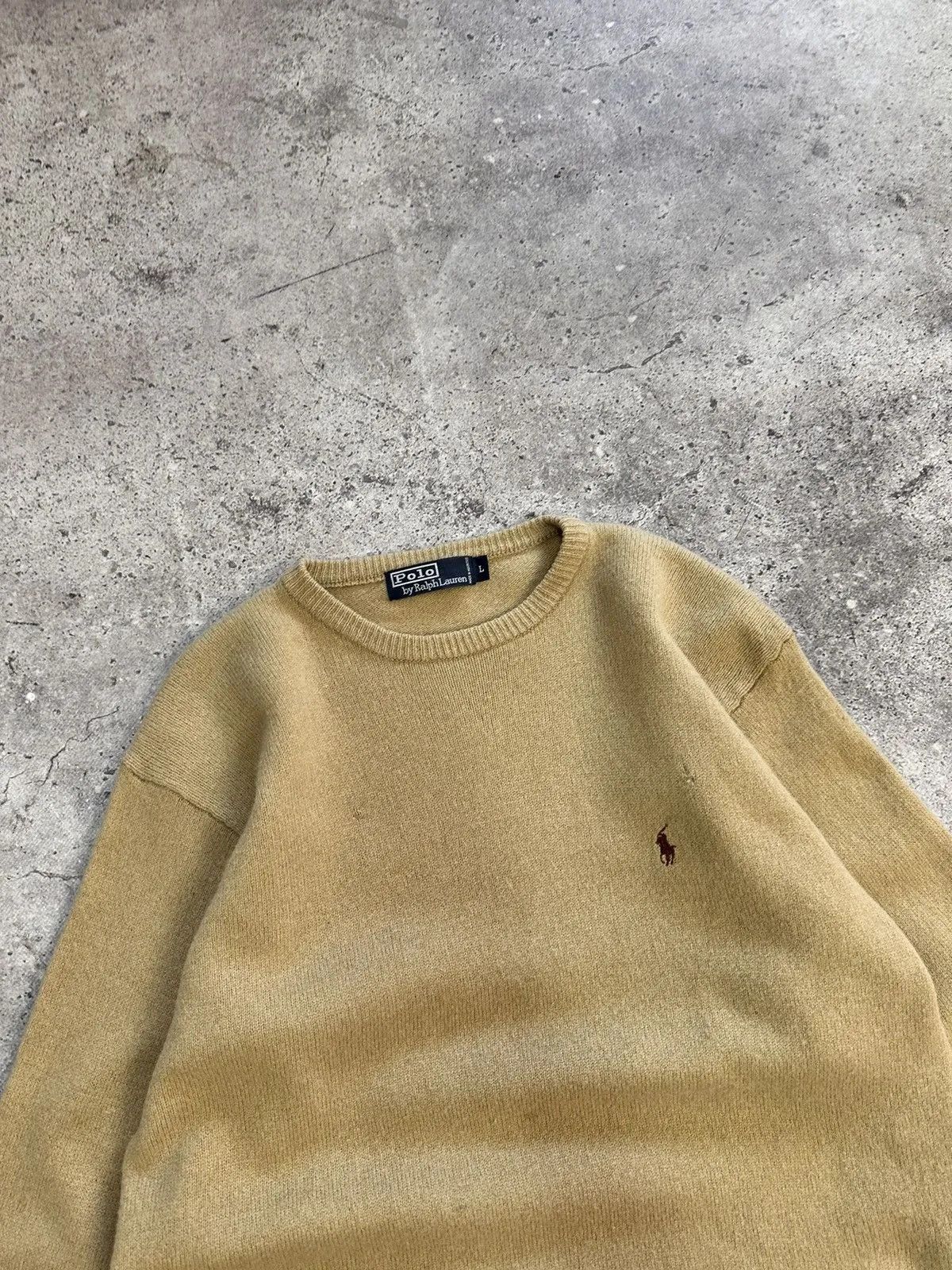 Polo Ralph Lauren FADED Polo Ralph Lauren Cable Knit cottone sweater Size US M / EU 48-50 / 2 - 5 Thumbnail