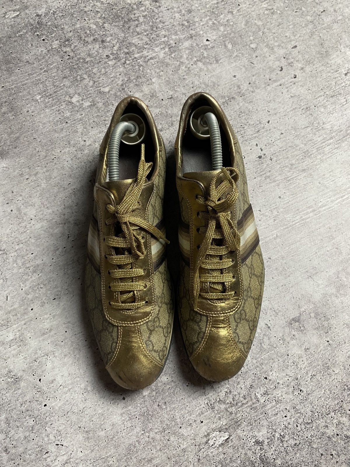 Gucci Vintage Monogram Sneakers Size US 7 / EU 40 - 5 Thumbnail