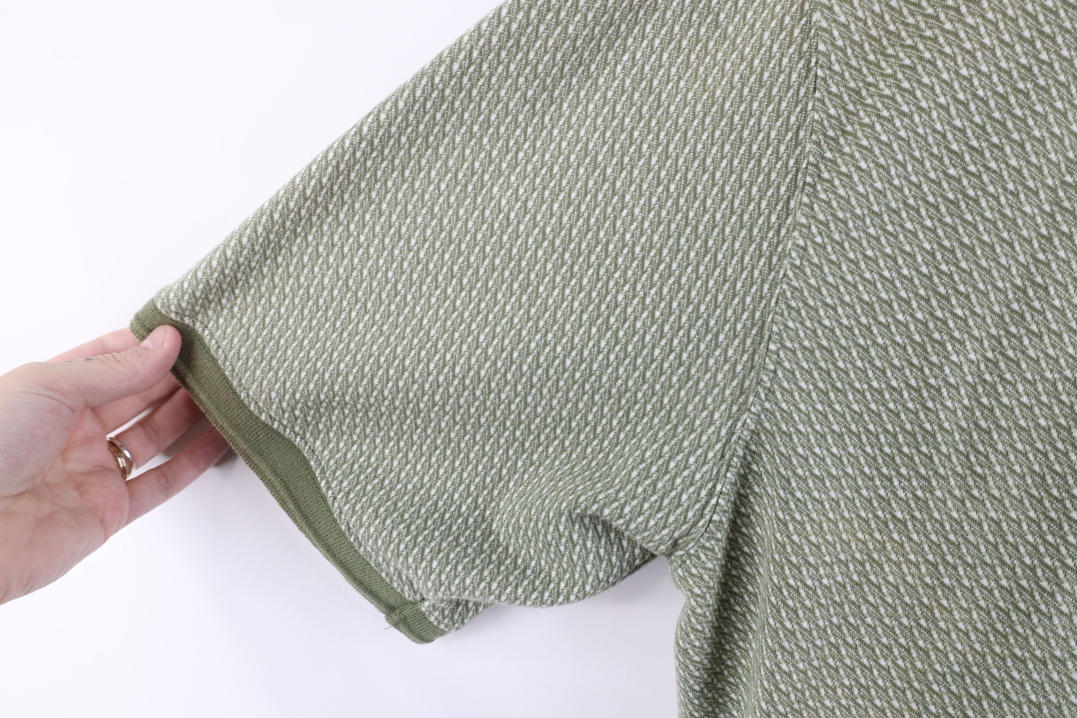 Vintage Vintage 90s Streetwear Knit Collared Golf Polo Shirt Green Size US XL / EU 56 / 4 - 8 Thumbnail
