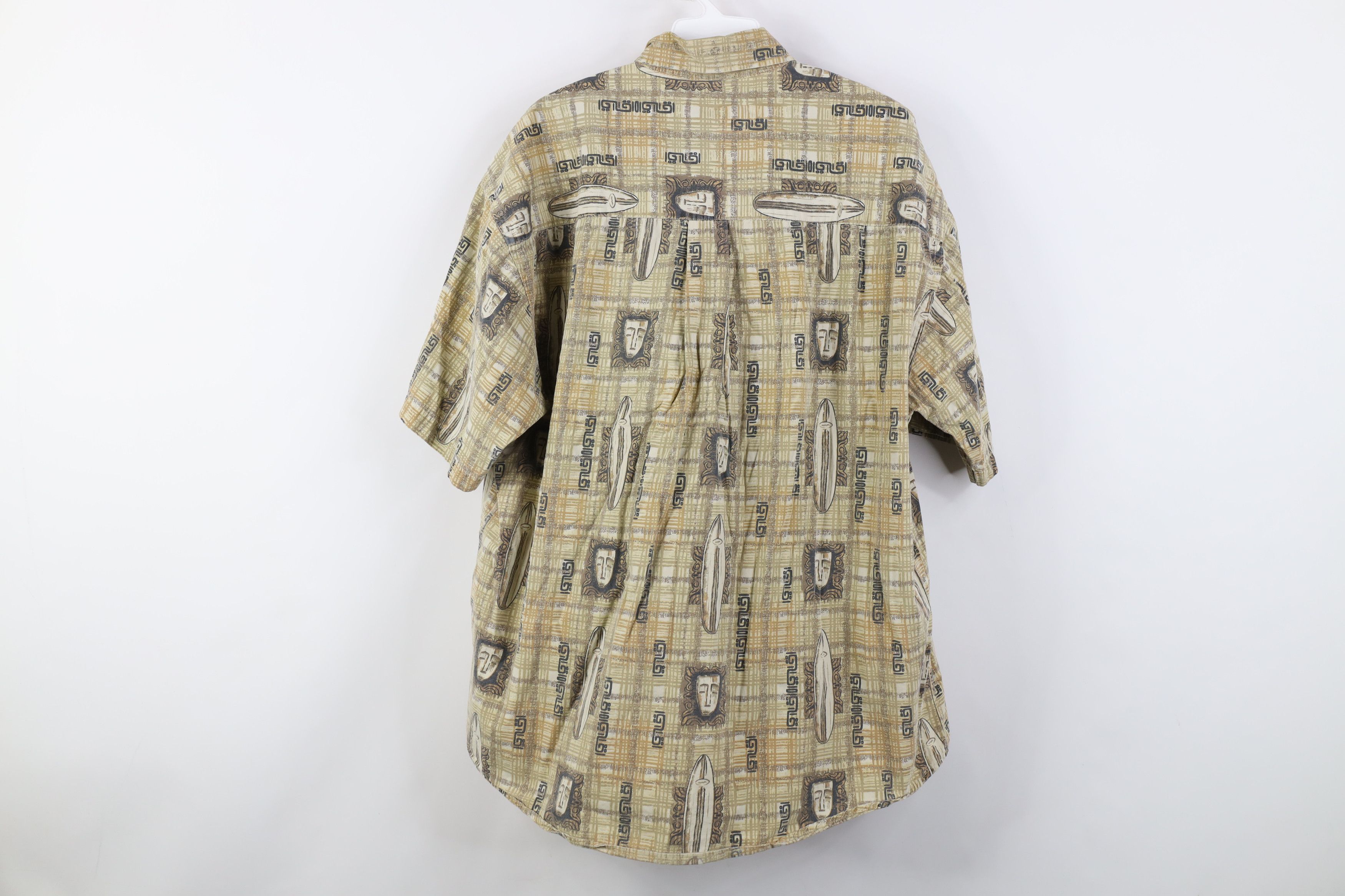 Vintage Vintage 90s Streetwear Surfboard Surfing Button Down Shirt Size US XL / EU 56 / 4 - 9 Thumbnail
