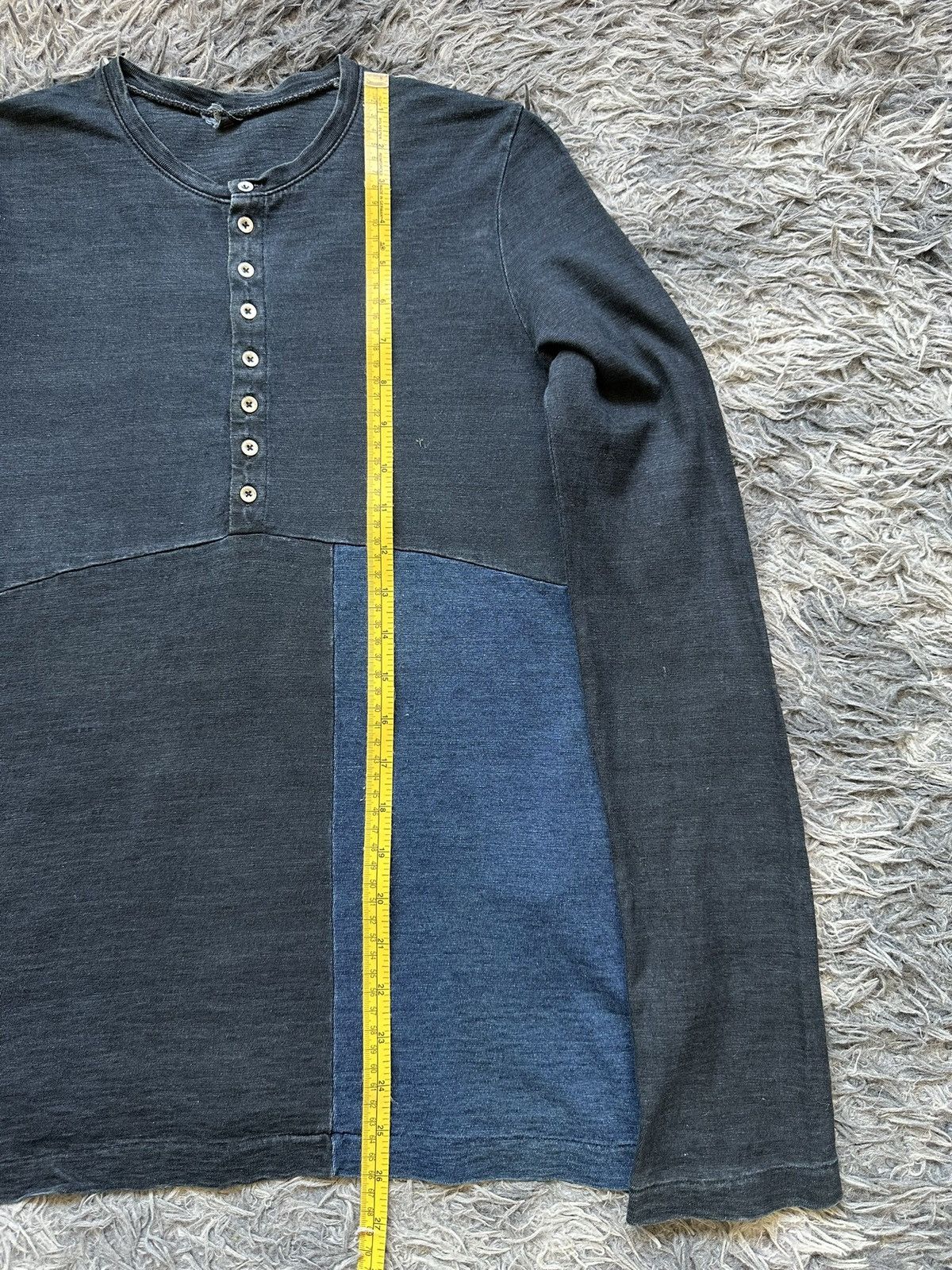 45rpm 00's R by 45RPM indigo dyed patchwork long sleeve Size US S / EU 44-46 / 1 - 20 Thumbnail