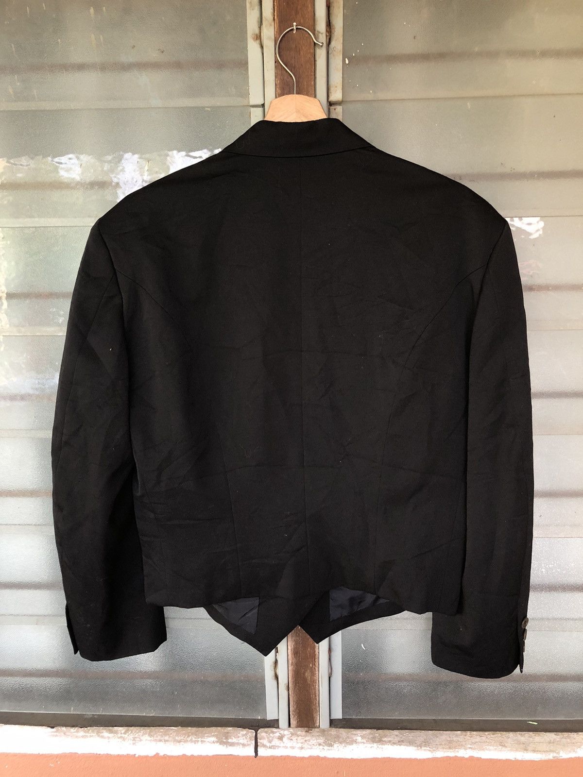 Issey Miyake Vintage Issey Miyake Men Double Breasted Blazer Black Size S Size US S / EU 44-46 / 1 - 12 Thumbnail