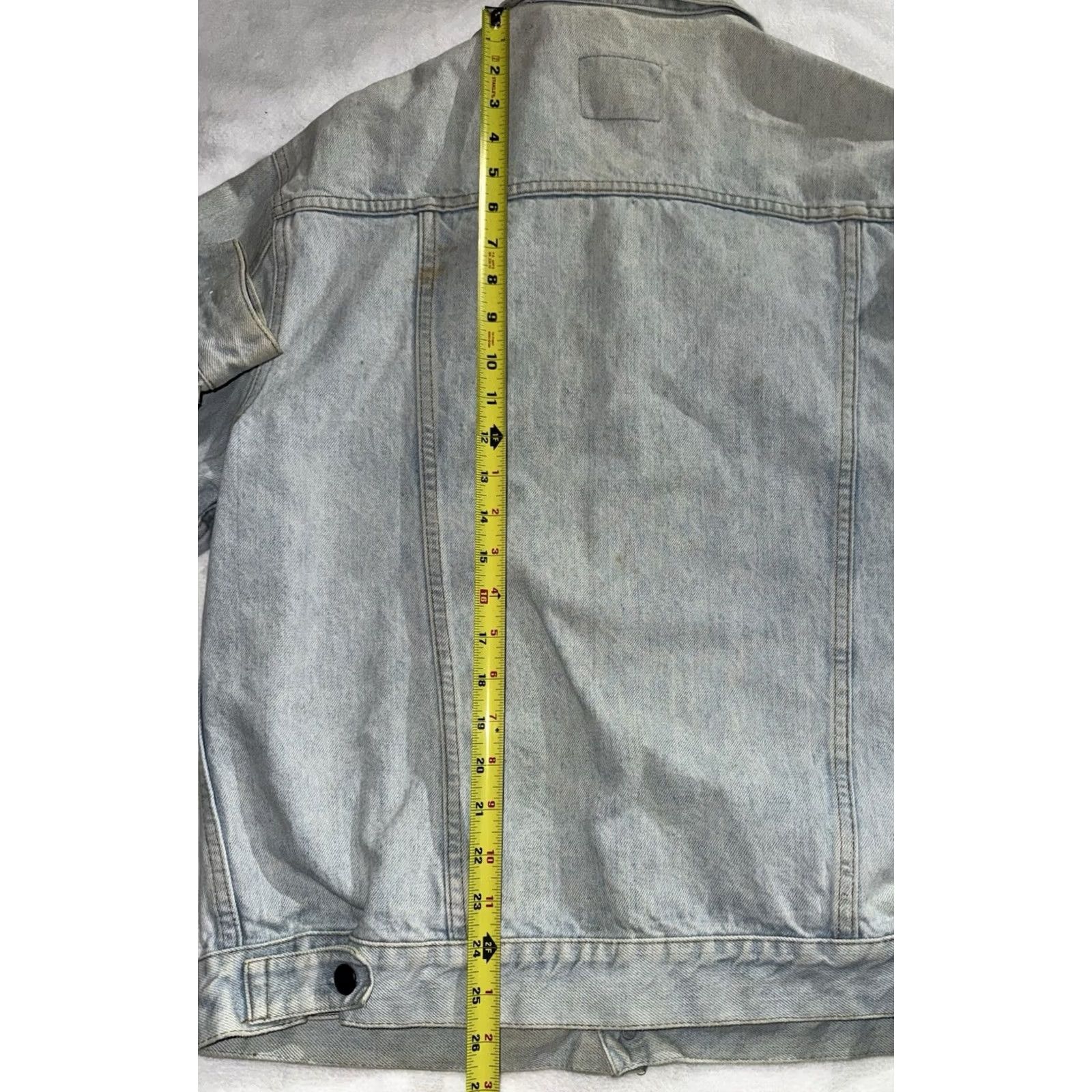 Gap Vintage GAP Denim Jacket Mens Large Blue Trucker Grunge Size US 33 - 7 Thumbnail