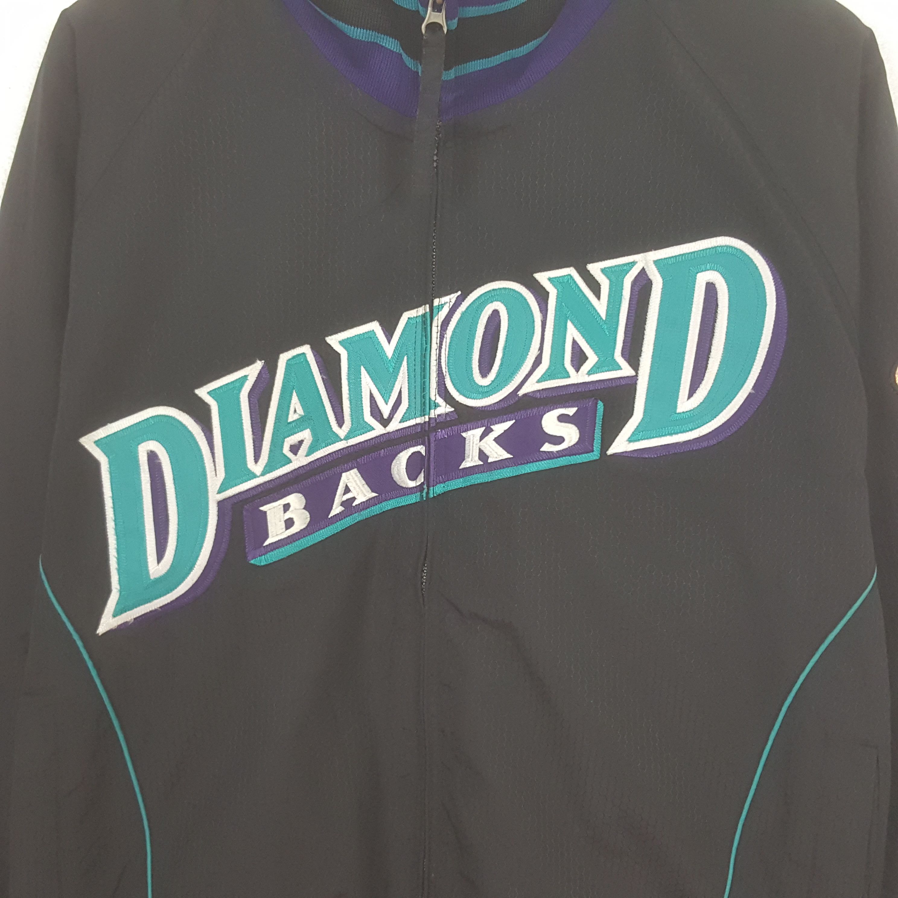 MLB Vintage MLB x Majestic Diamond Backs Bomber Jacket Size US M / EU 48-50 / 2 - 2 Thumbnail