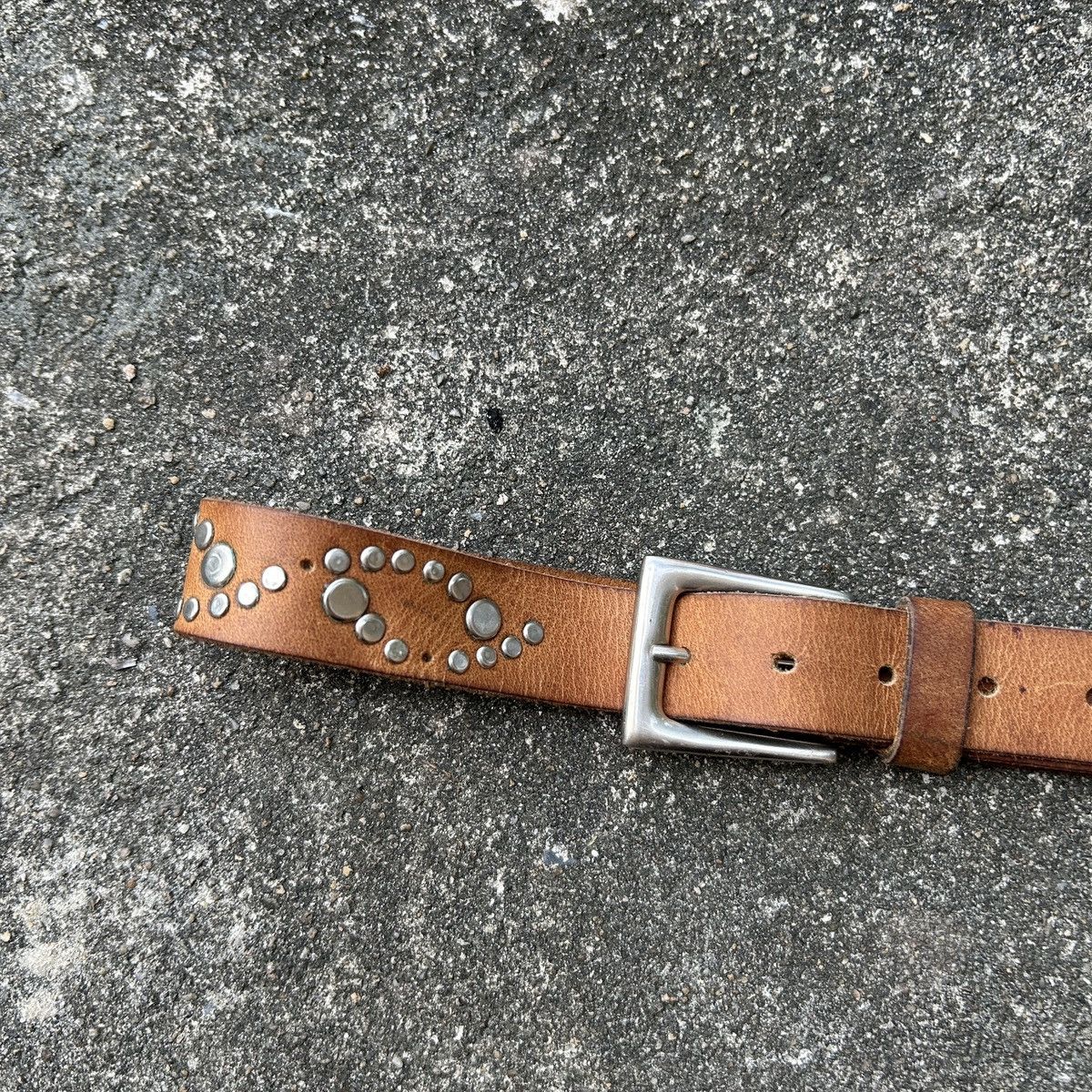 Vintage Vintage studded leather belt (Kapital Style) Size ONE SIZE - 5 Thumbnail