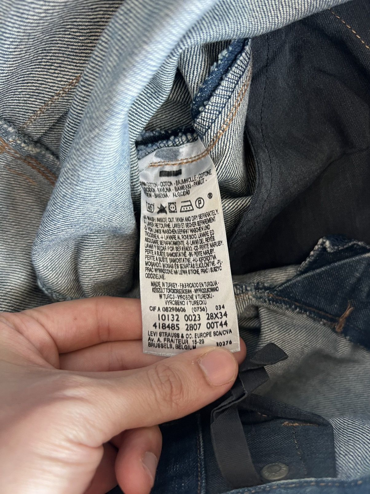 Levi's Levis Engineered Jeans Buckle Back Tag W28 Actual 30x30 Size US 28 / EU 44 - 7 Thumbnail