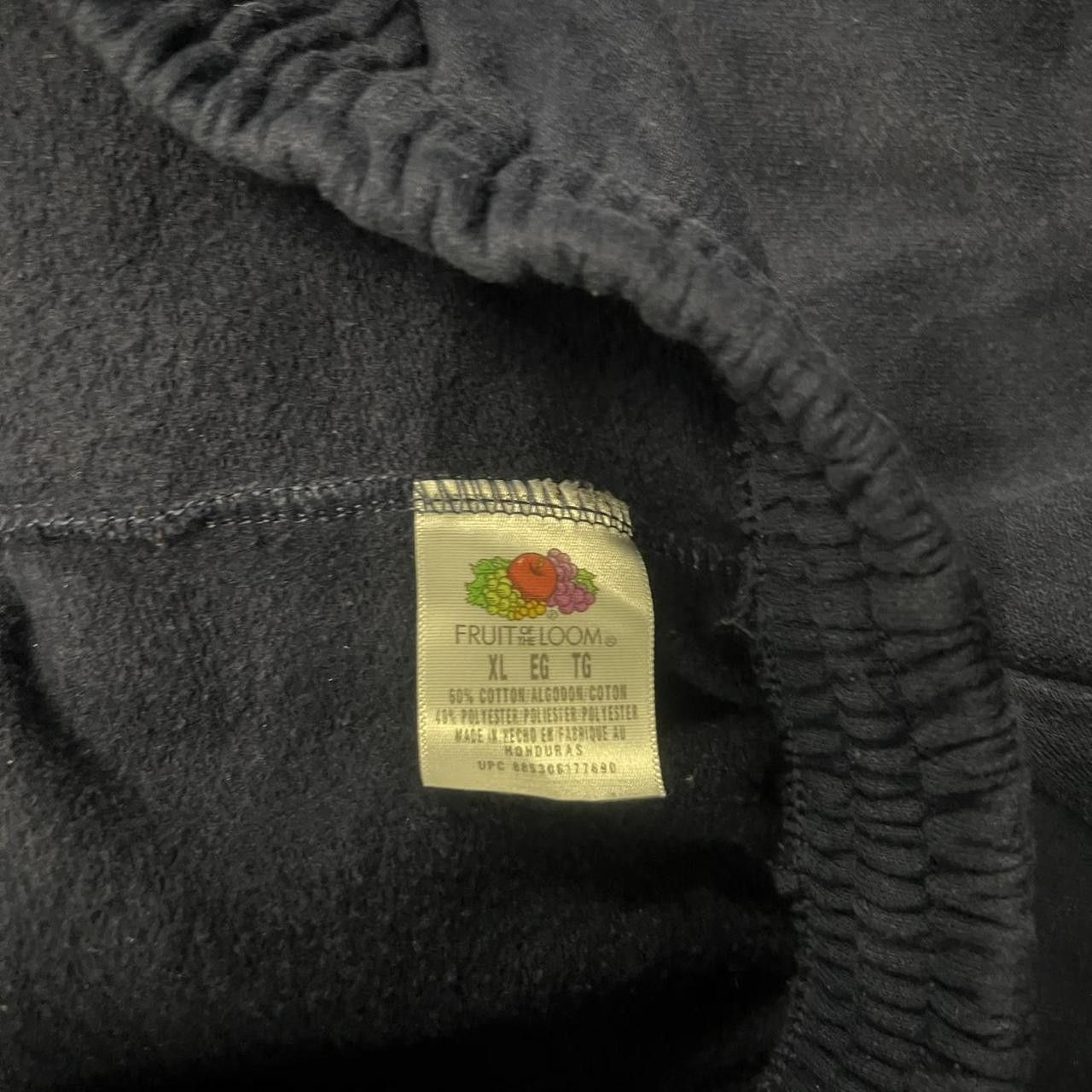 Japanese Brand × Vintage Vintage Y2K/2000s Baggy fit Navy Blue Sweatpants! Size US 36 / EU 52 - 7 Thumbnail