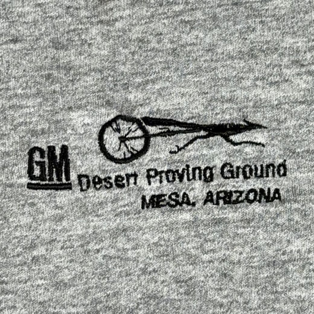 Vintage VINTAGE GM Desert Proving Ground Shirt Adult LARGE Gray Cotton Blend 90s Mens Size US L / EU 52-54 / 3 - 3 Thumbnail