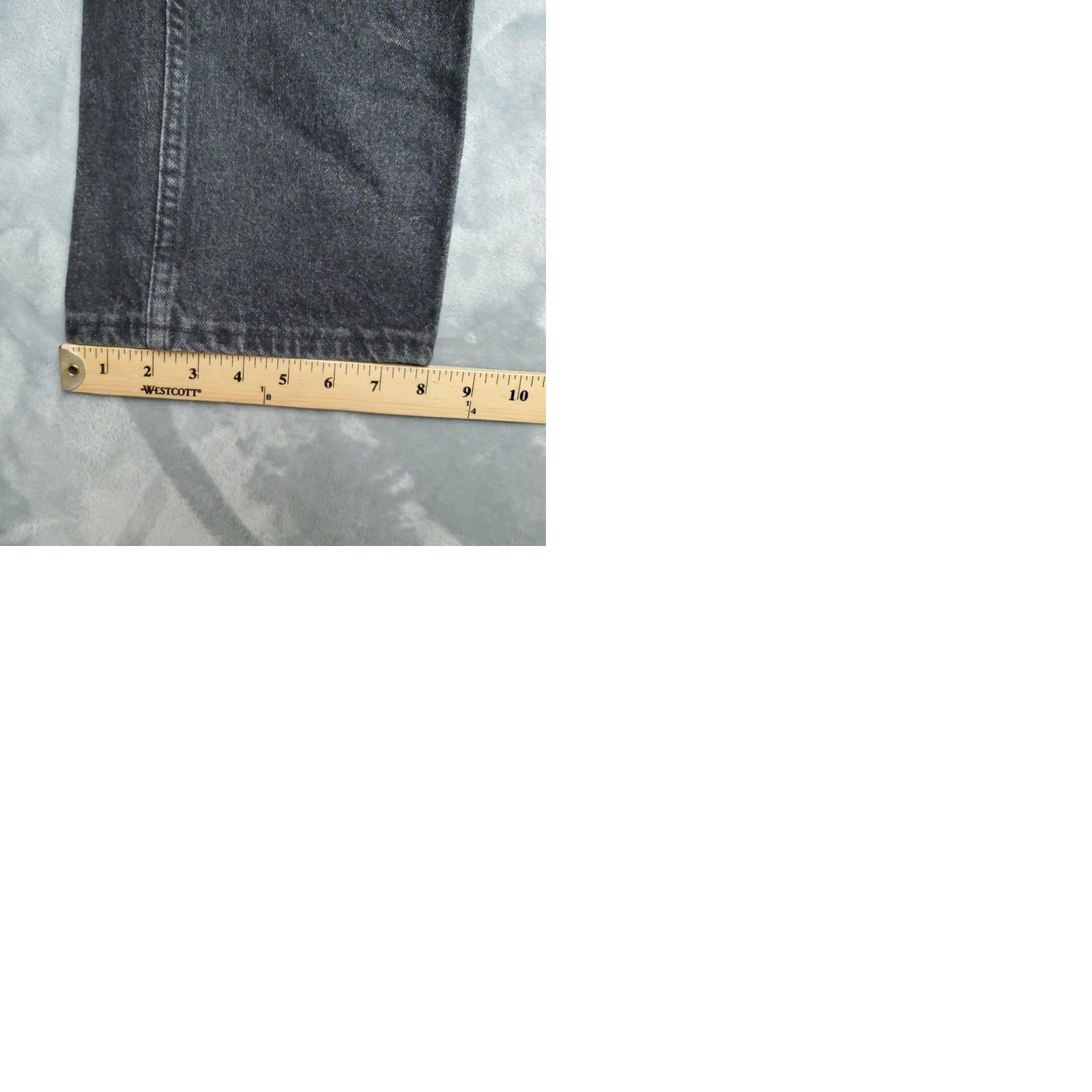 Denime VINTAGE Rustler Jeans Mens 34x34 Black Denim 100% Cotton 90s Y2K Casual Pants Shirt Mens Jeans Black Denim 90s Y2K Rustler Size US 34 / EU 50 - 10 Thumbnail