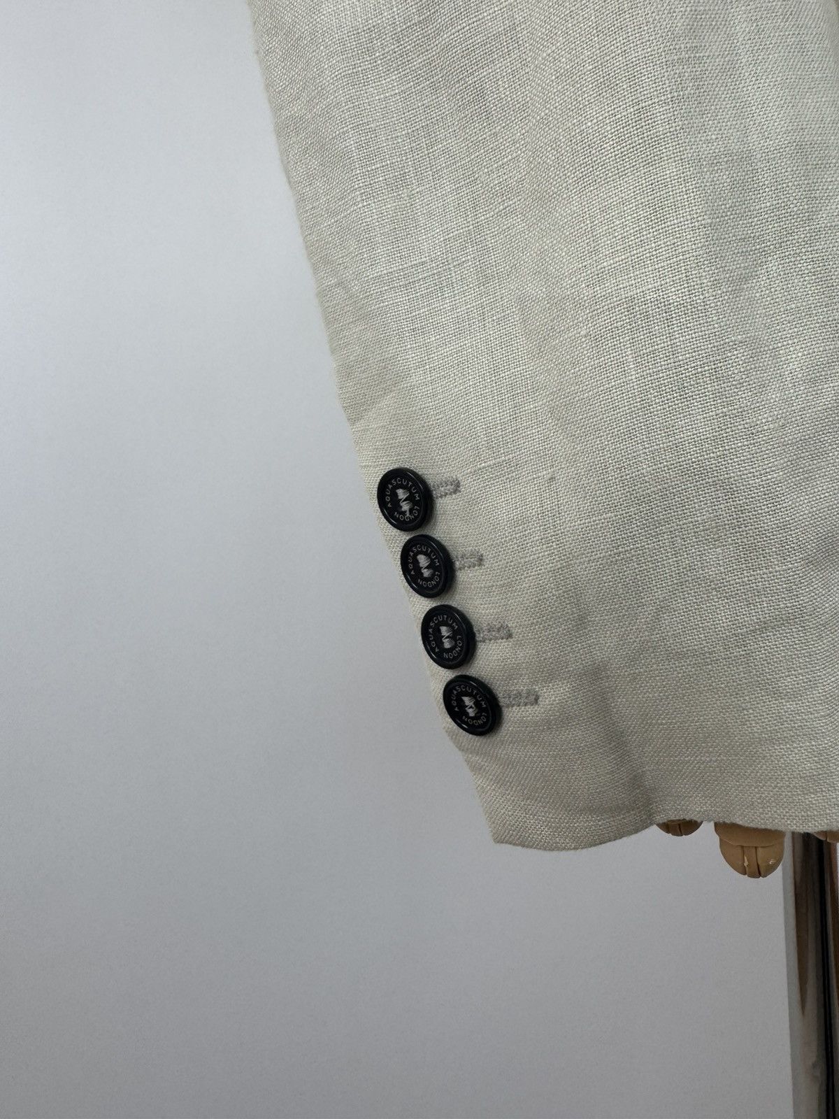 Aquascutum Aquascutum London Linen Blazer jacket old money preppy style Size XL / US 12-14 / IT 48-50 - 7 Thumbnail