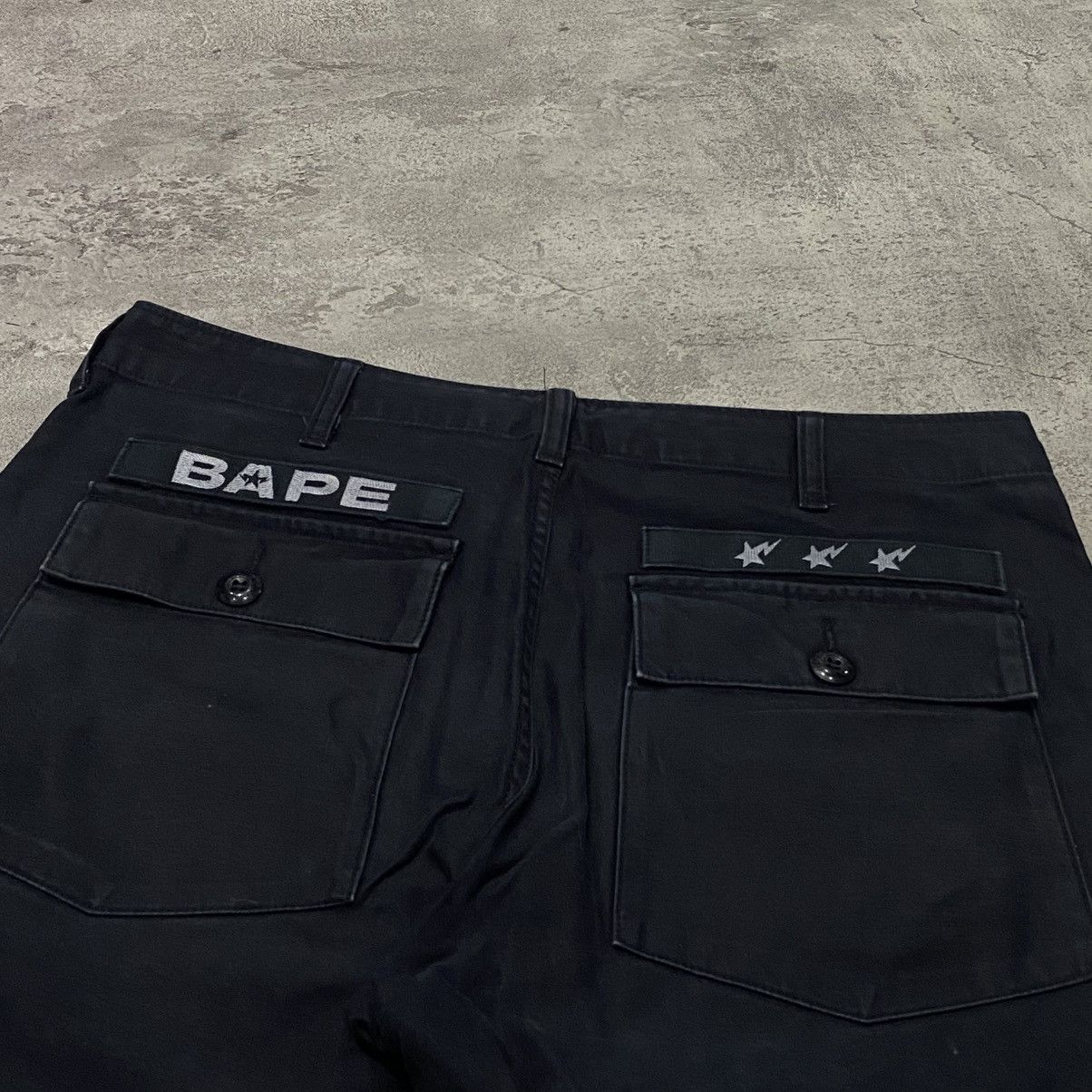 Bape Bape Sta Multi Pocket Long Pants Size US 35 - 2 Thumbnail