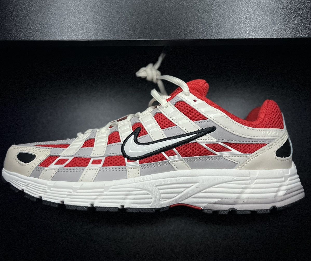 Nike Nike Red and White Athletic Shoes Size US 9.5 / IT 39.5 - 2 Thumbnail