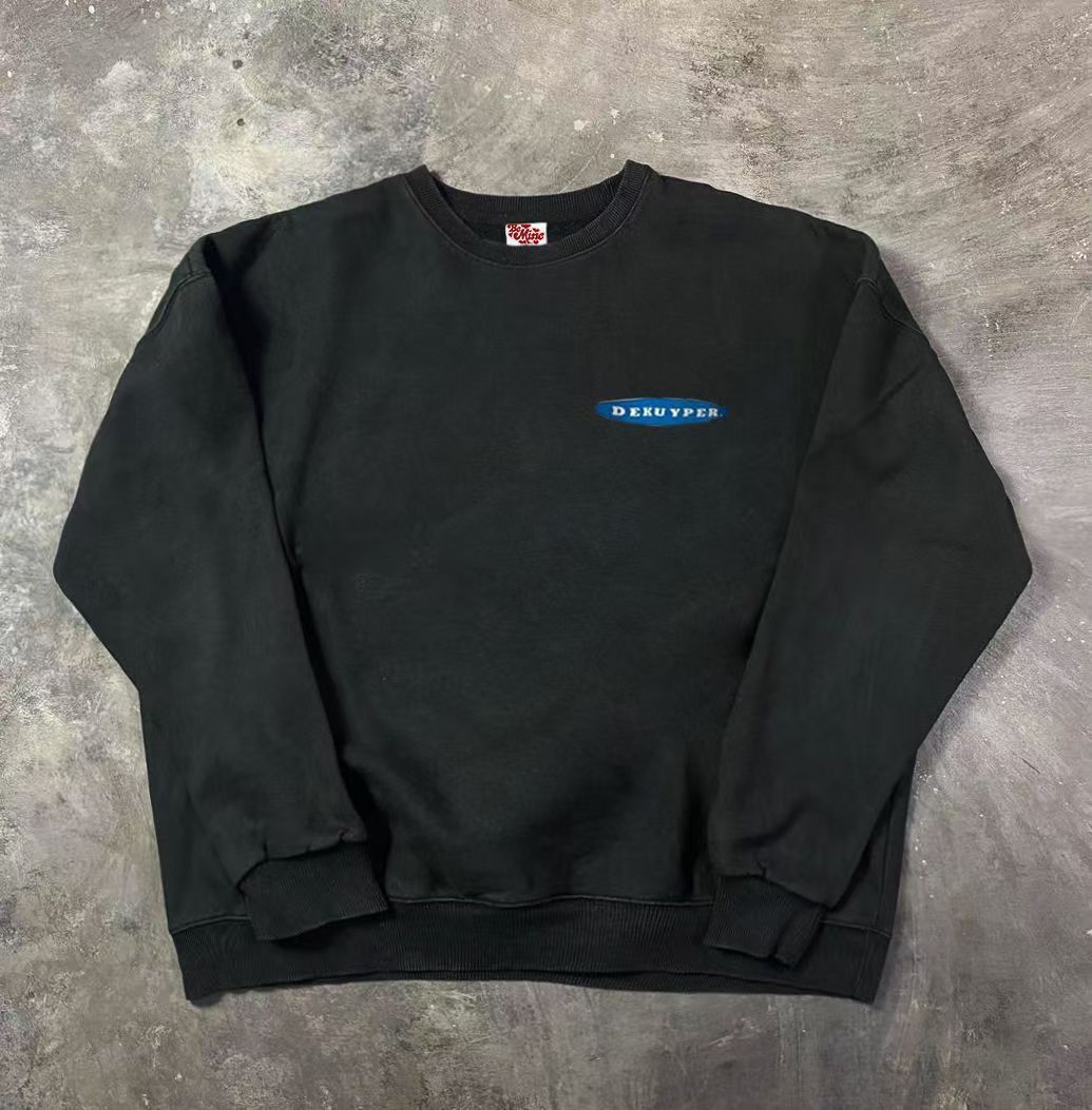 Japanese Brand × Vintage Black Vintage Cow Print Cotton Sweatshirt Size US L / EU 52-54 / 3 - 2 Thumbnail