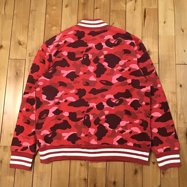 Bape × Nigo BAPE camo sweat varsity jacket a bathing ape NIGO Size US L / EU 52-54 / 3 - 3 Thumbnail