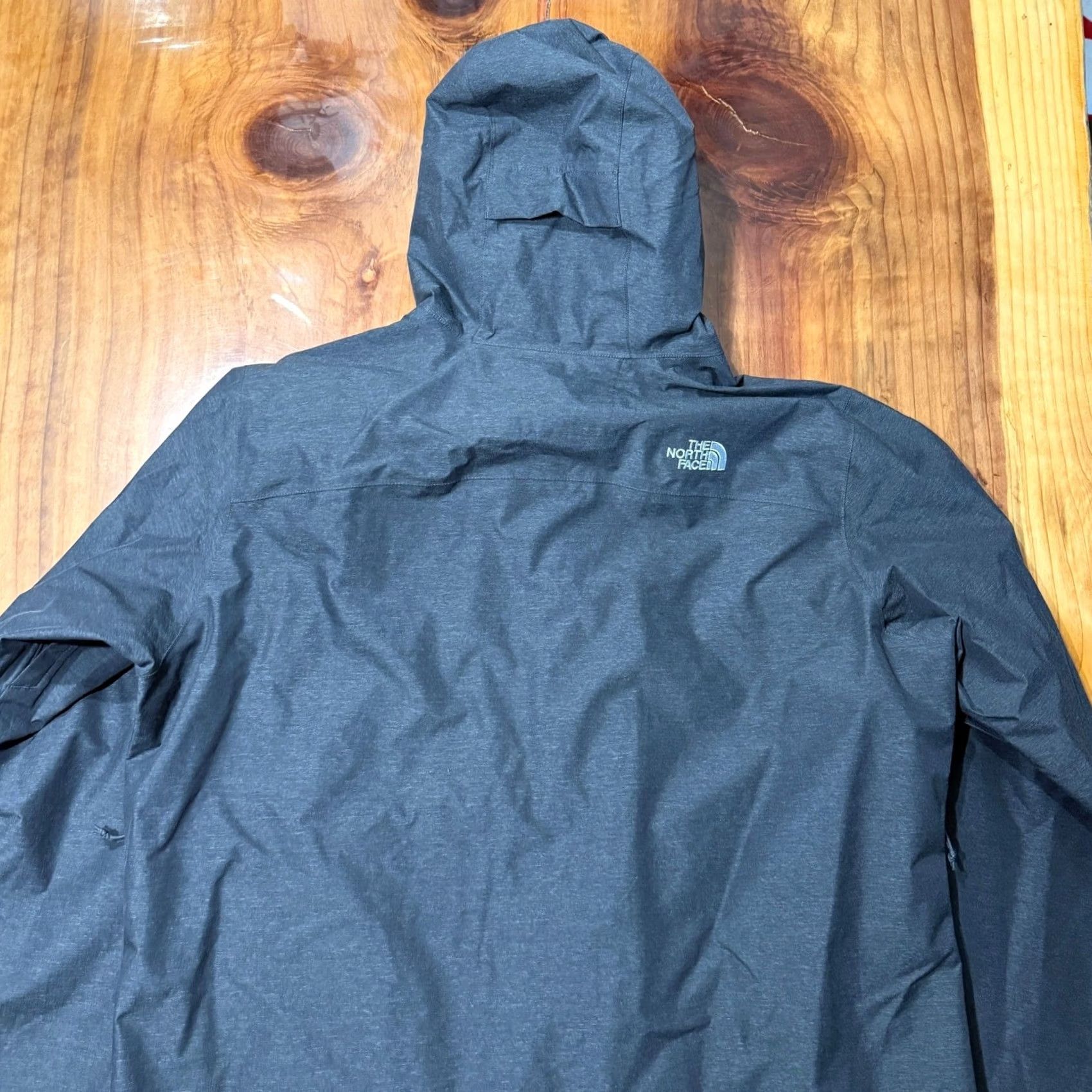 The North Face The North Face Coat XL Men Rain Coat Waterproof Dry Vent Hooded Full Zip Gray Nylon Jacket Size US XL / EU 56 / 4 - 6 Thumbnail