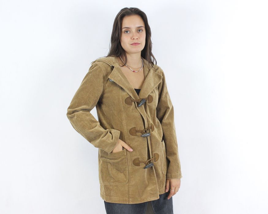 Polo Ralph Lauren Women S Duffle Coat Corduroy Peacoat Jacket