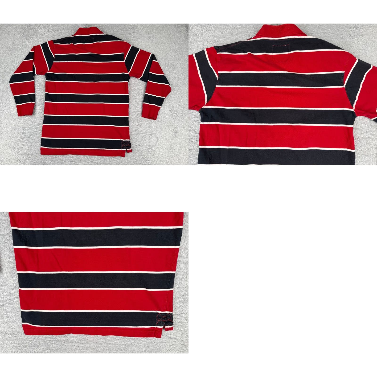 Vintage US Polo Assn Polo Shirt Men M Red Stripe Long Sleeve 100% Cotton Polo Shirt Vintage? No Size US M / EU 48-50 / 2 - 9 Thumbnail
