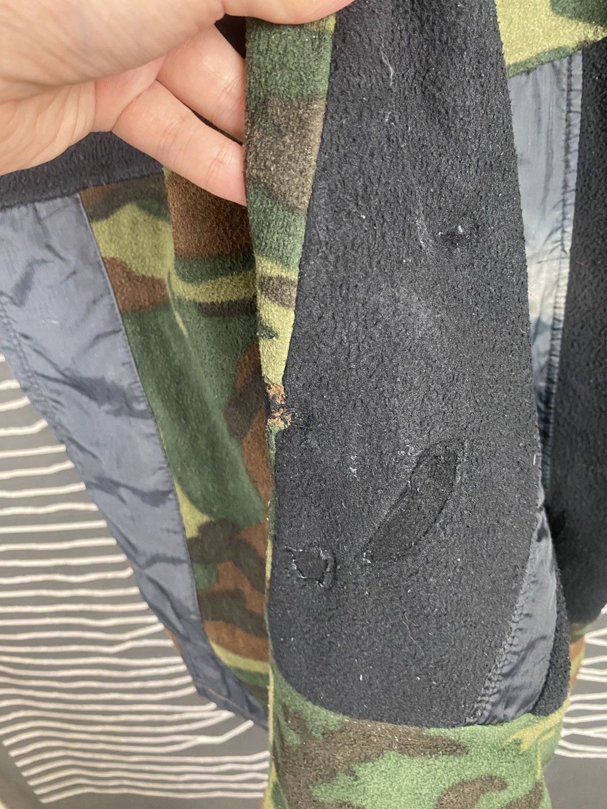 Stussy Vintage 90s Stüssy Sport fleece jacket camouflage pattern Size US XL / EU 56 / 4 - 10 Thumbnail
