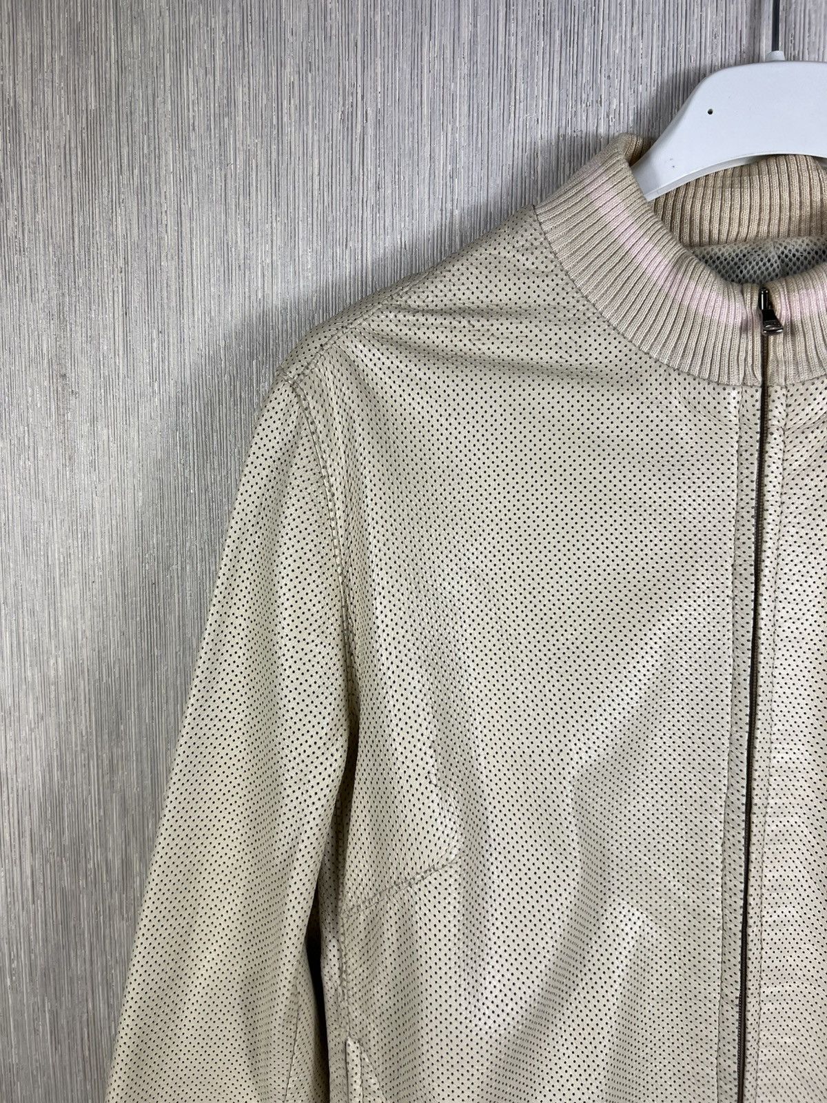 Gianfranco Ferre Vintage Gianfranco Ferre jeans y2k airy holes leather jacket Size S / US 4 / IT 40 - 5 Thumbnail