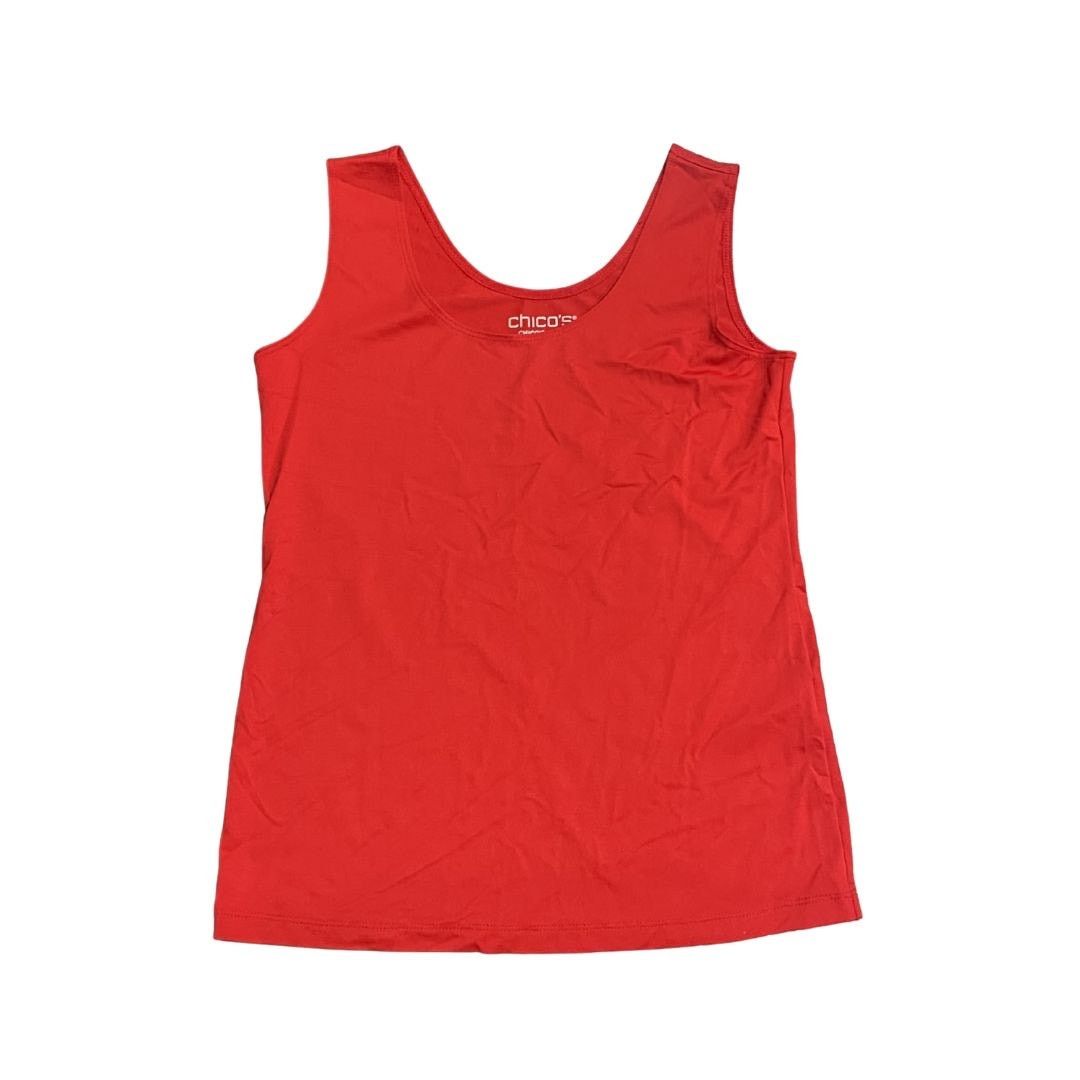 Chicos Chicos Sleeveless Microfiber Scoop Neck Tank Top Stretch Size S / US 4 / IT 40 - 1 Thumbnail