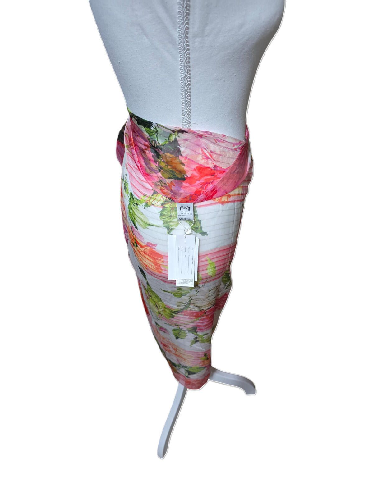 Other Maryan Melhorn Kimono Swim Cover Up Paseo Rose Stripe Size ONE SIZE - 4 Thumbnail