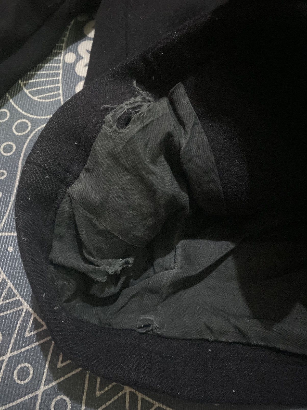 Isamu Katayama Backlash Acanthus Peacoat Double Breasted Wool Jacket Size M / US 6-8 / IT 42-44 - 11 Thumbnail