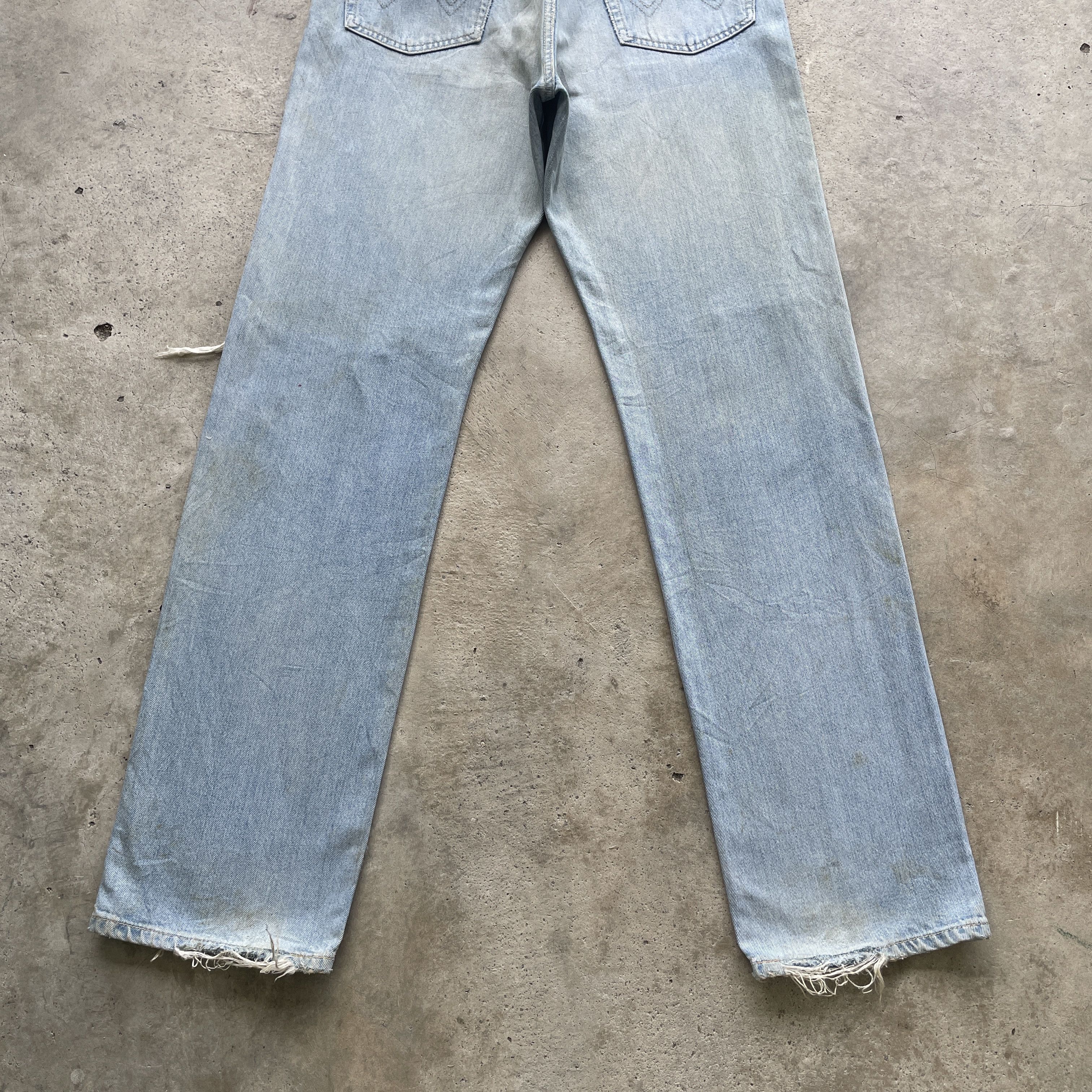 Japanese Brand VINTAGE EDWIN RIPPED DENIM FADED DISTRESSED JEANS PANTS W30 Size US 30 / EU 46 - 10 Thumbnail