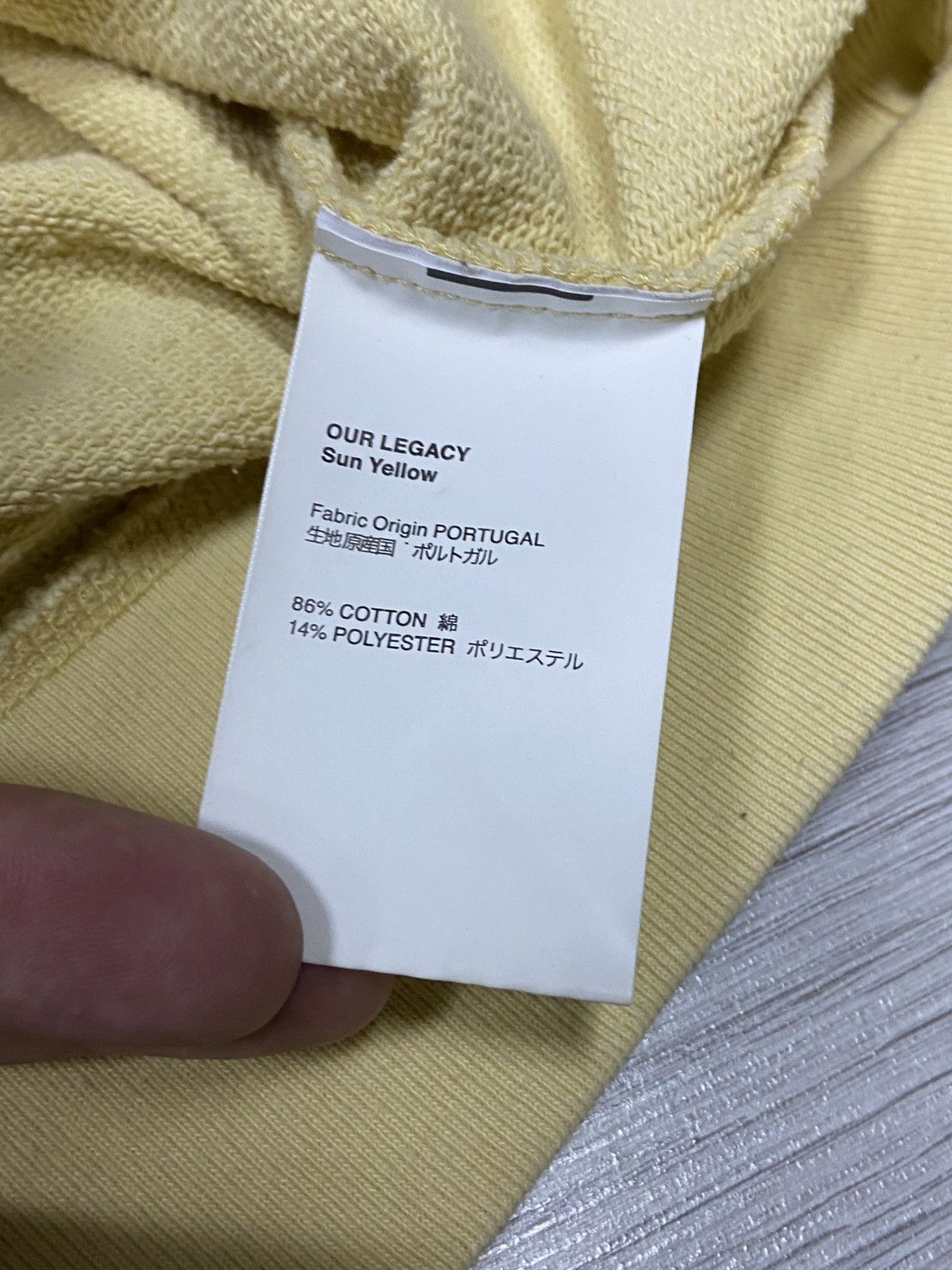 Our Legacy Our Legacy Sun Yellow Sweatshirt Size 48 Size US M / EU 48-50 / 2 - 6 Thumbnail