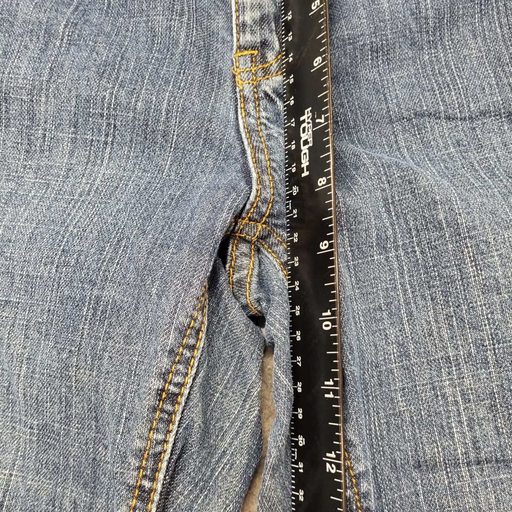 Tommy Hilfiger Tommy Hilfiger Denim Jeans 4R Mid Rise Straight Leg Blue Medium Wash 5-Pocket Ladies Regular Fit Logo Hipster 90s Size 27" / US 4 / IT 40 - 6 Thumbnail