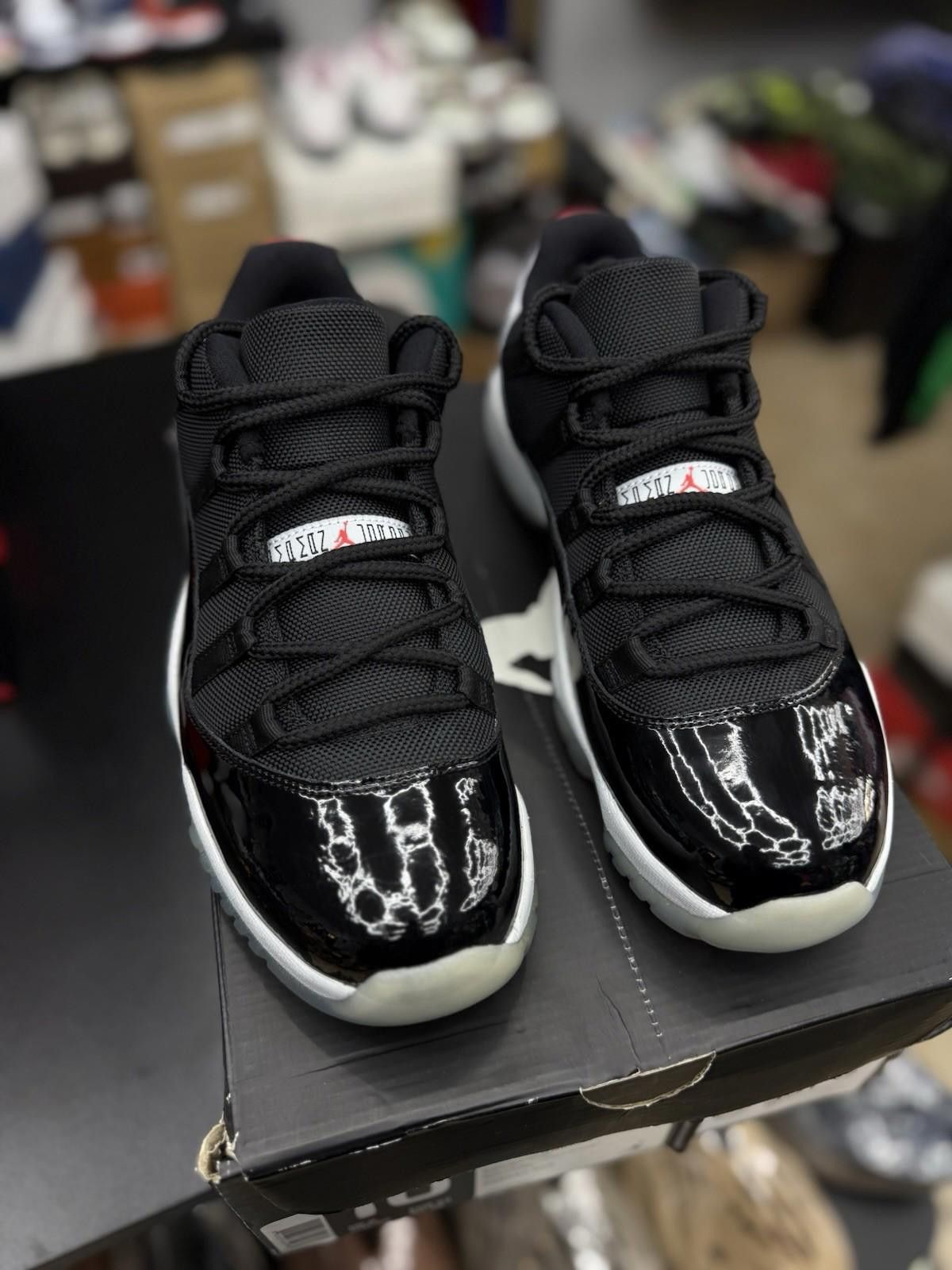Jordan Brand Size 10- Nike Air Jordan 11 Retro Low Infrared 23 Black 2014 Size US 10 / EU 43 - 5 Thumbnail